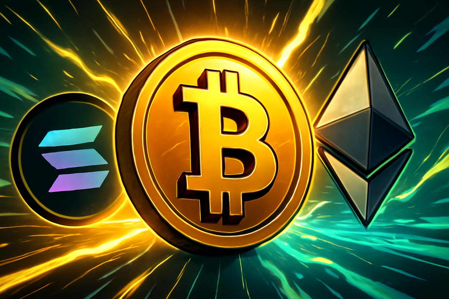 Bitcoin, Ethereum and Solana Poised for Rally as ETF Volumes Surge
