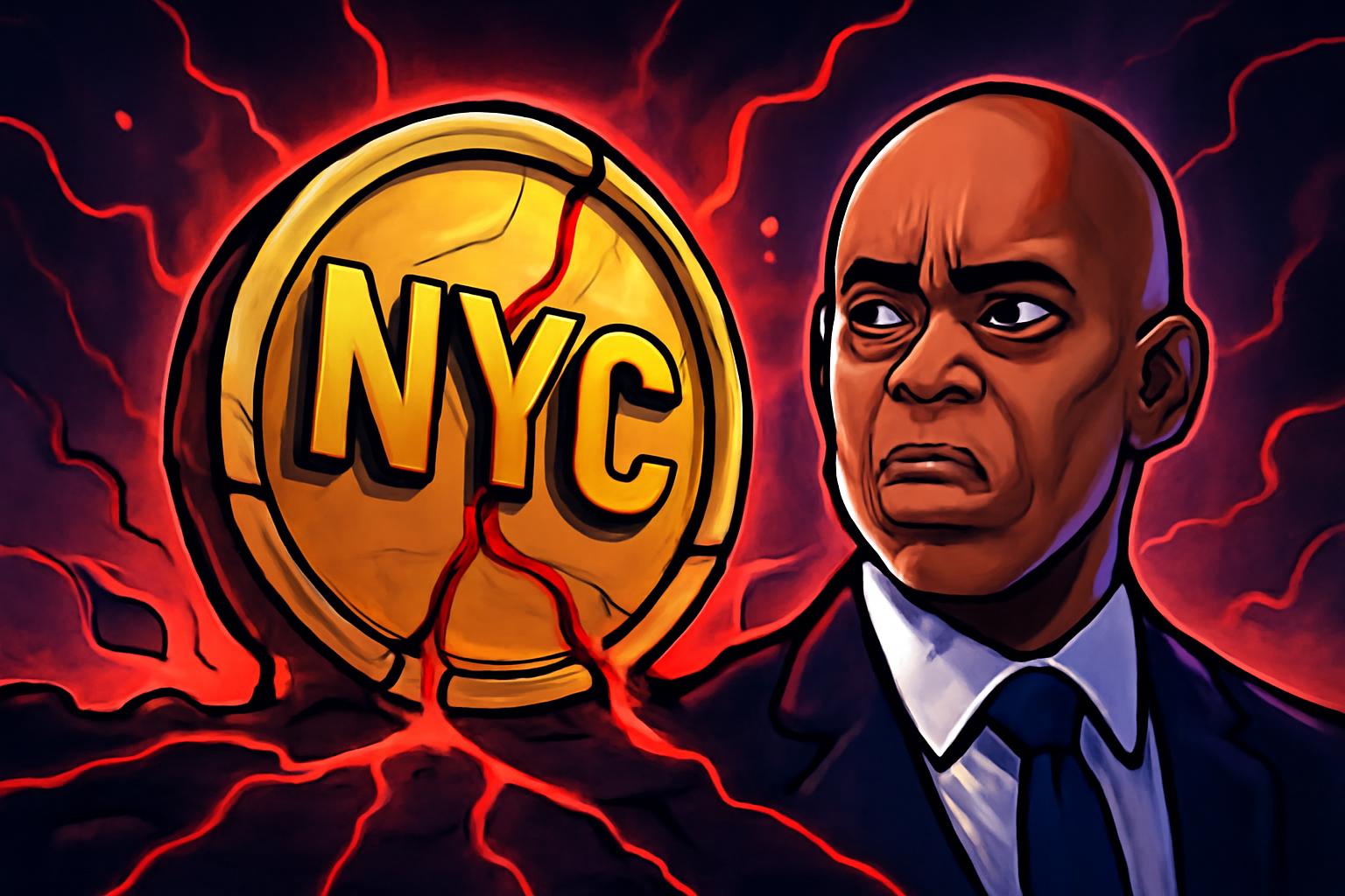 NYC Token Rug Pull Allegations After Adams-Backed Launch