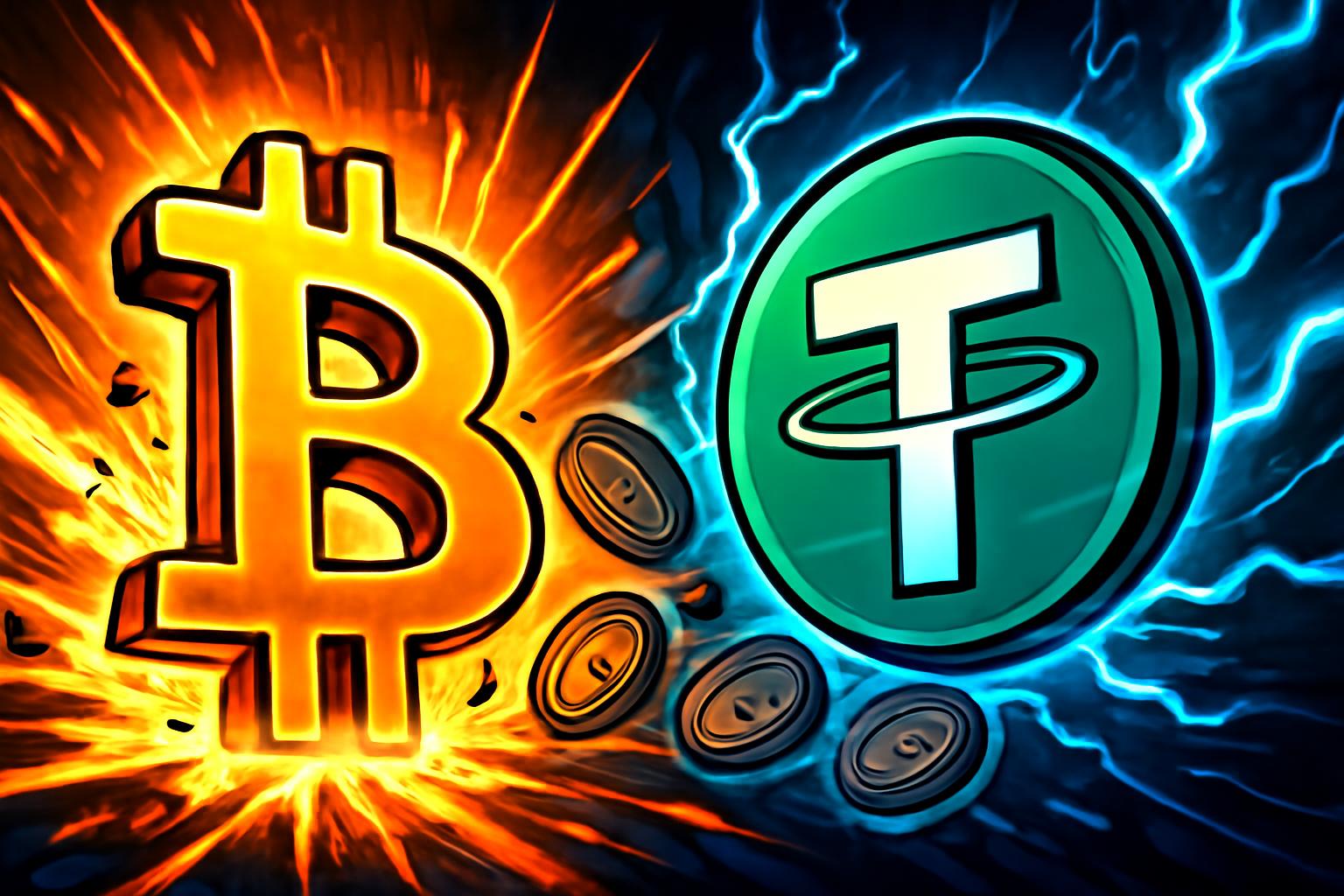 Bitcoin Draws $650 Million Inflow as USDT Conversions Surge and Altcoins Flow to Tether