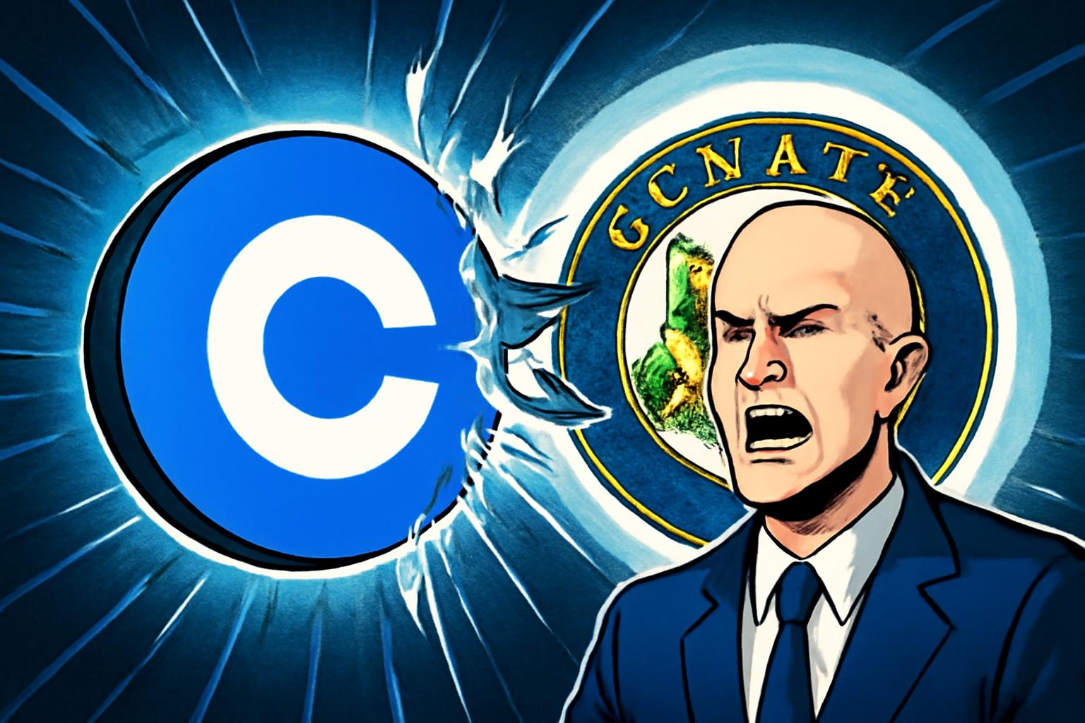 Armstrong Criticizes Senate Crypto Bill Over Tokenized Equities Ban