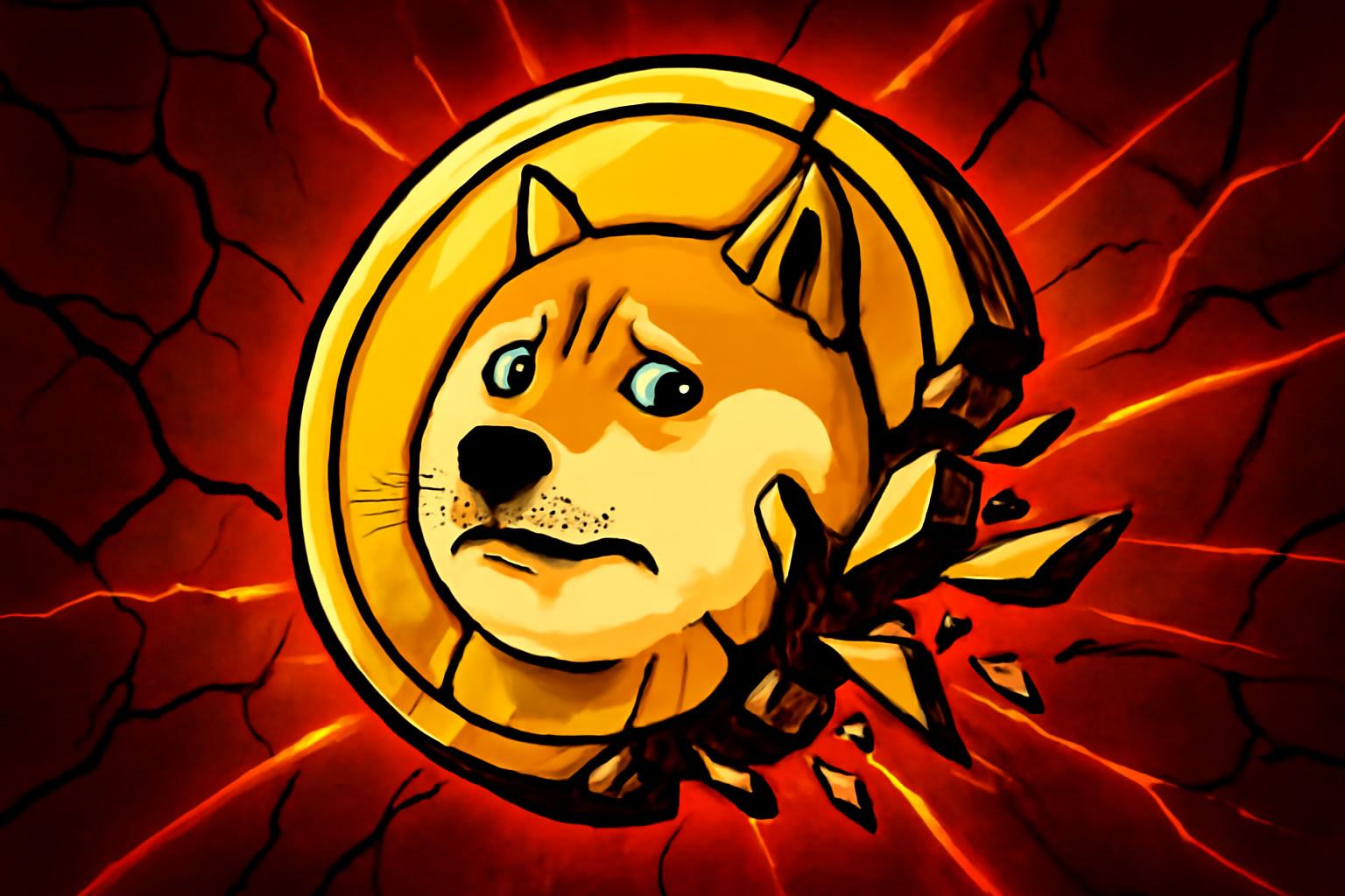 Dogecoin Falls as Traders Sell into Strength