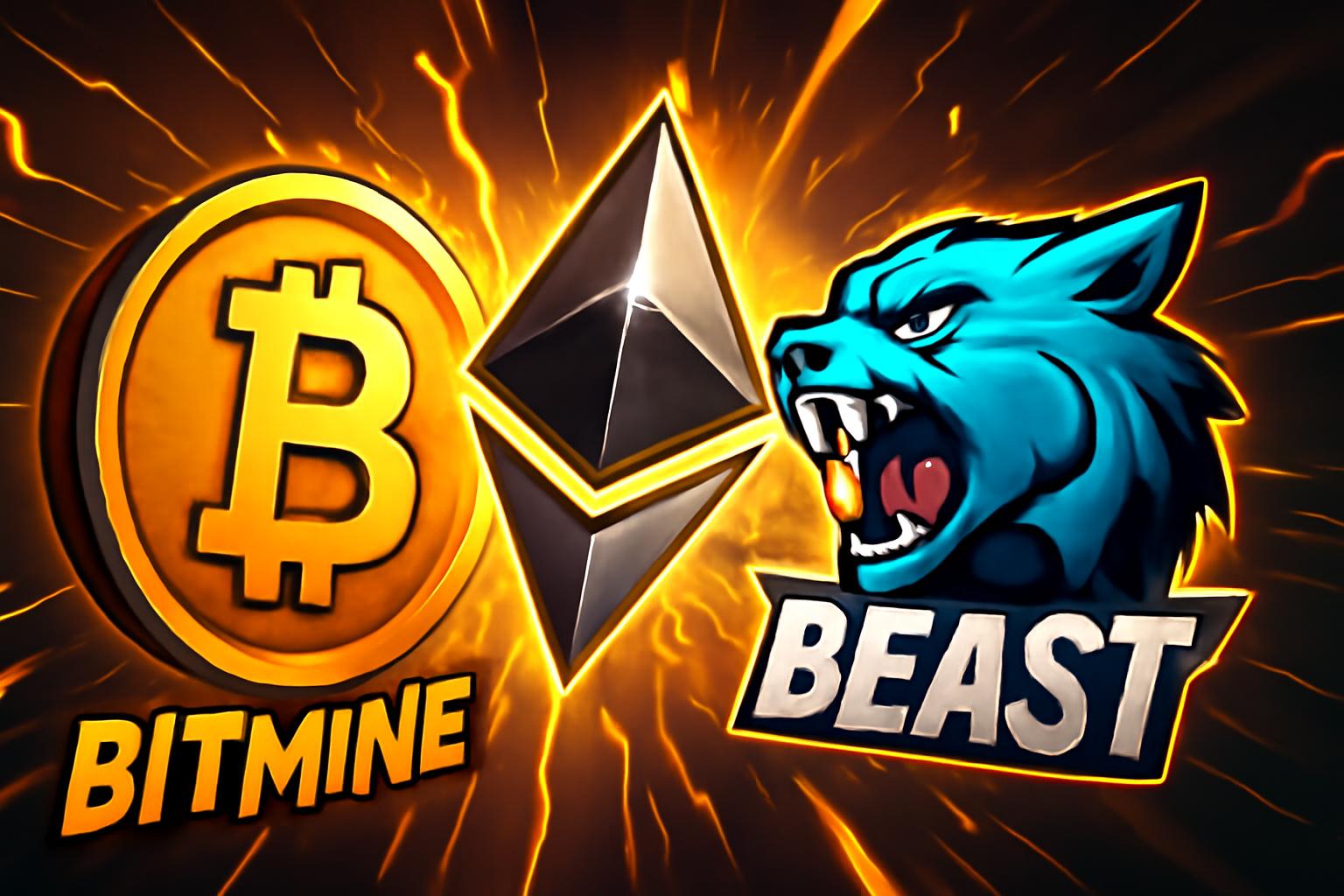 Bitmine Bets $200 Million on MrBeast: Ethereum Treasury Expands into DeFi and Staking