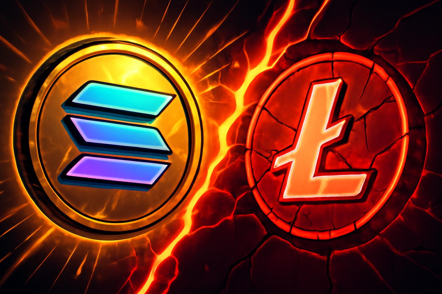 Solana SOL Up 4% and Litecoin LTC Down 12%: Diverging Market Sentiment This Week