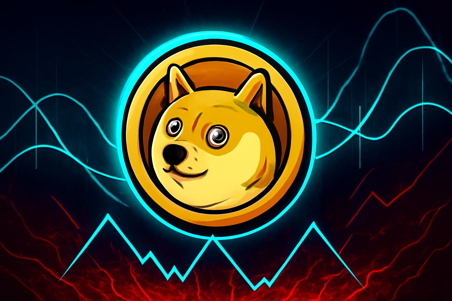 Dogecoin Consolidates as Inverse Head-and-Shoulders Pattern Forms with Bollinger Bands