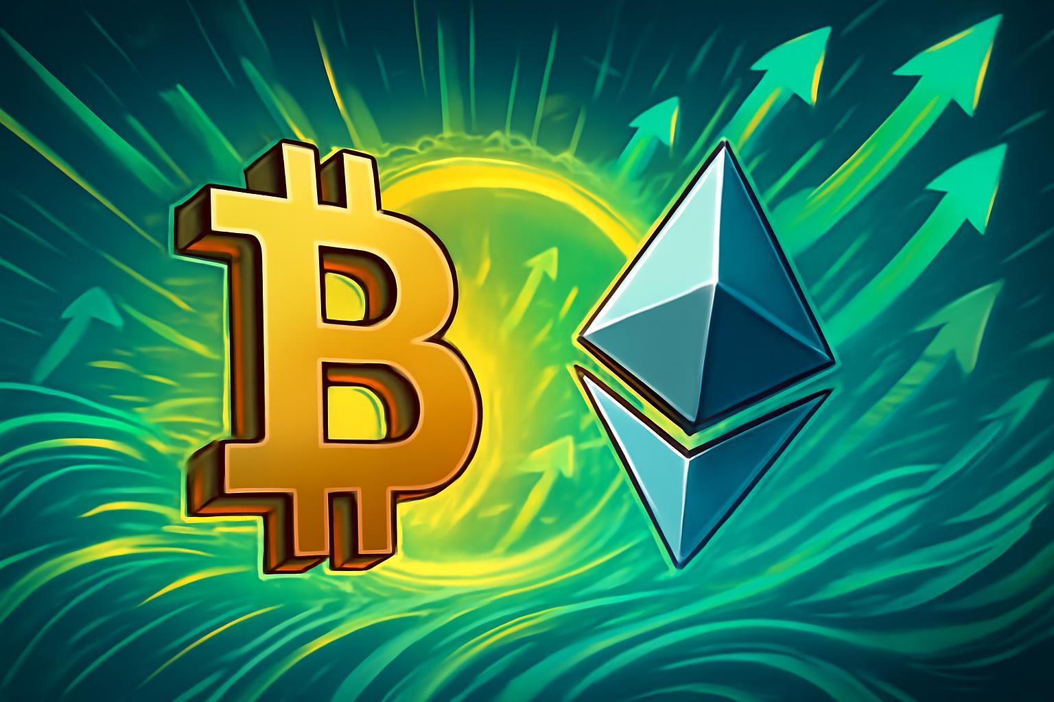 Crypto Market Rally Resumes as Bitcoin and Ether Surge