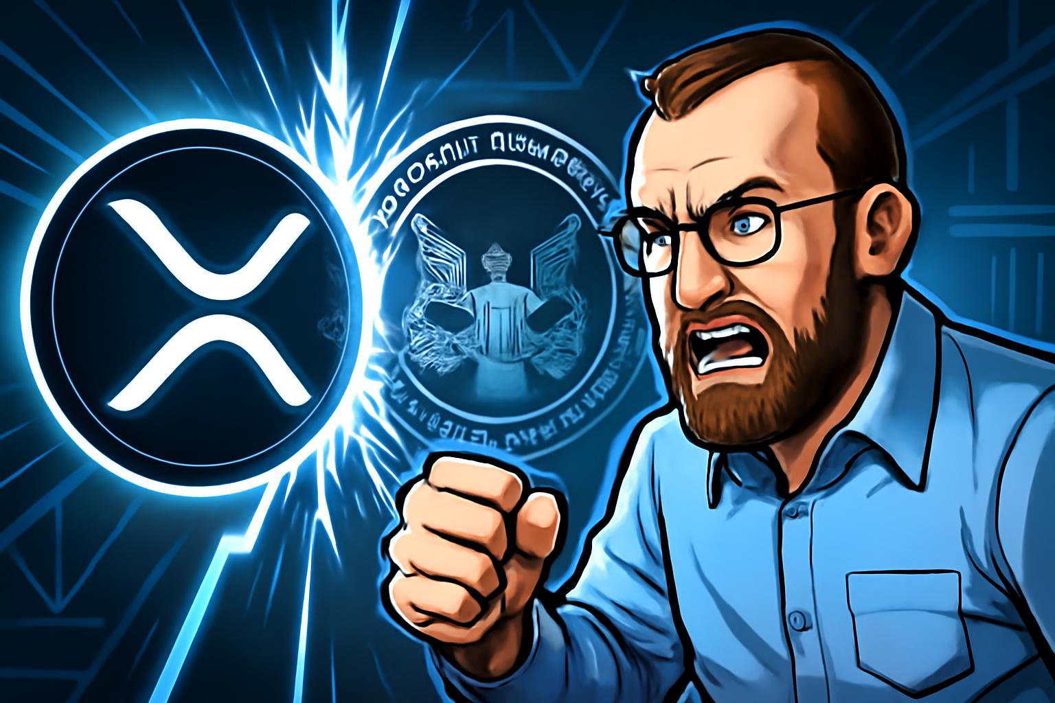 Hoskinson Slams Garlinghouse Over Clarity Act and Expanded SEC Power