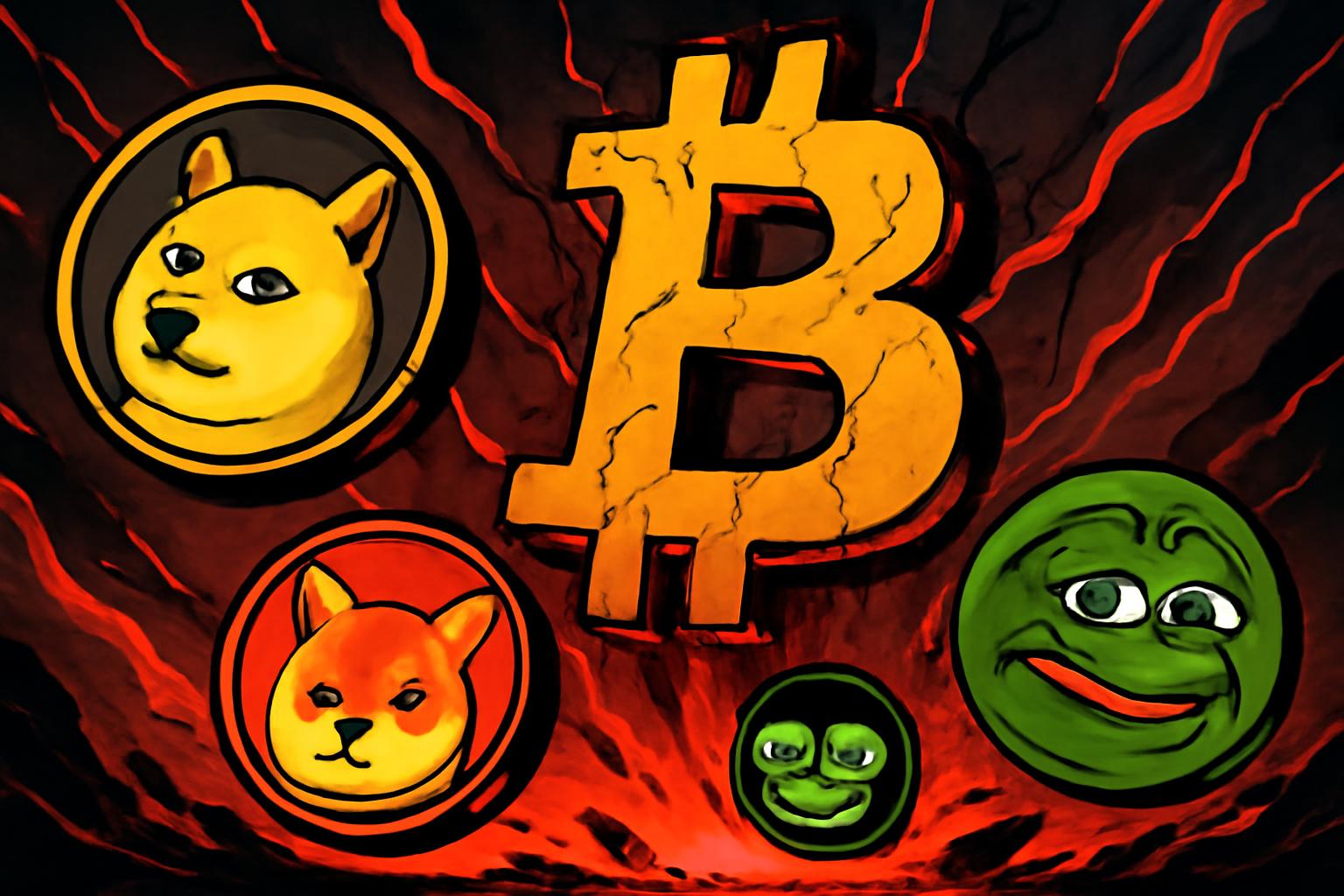 Meme Coins Face Renewed Downside as Bitcoin Slips Below $93,000