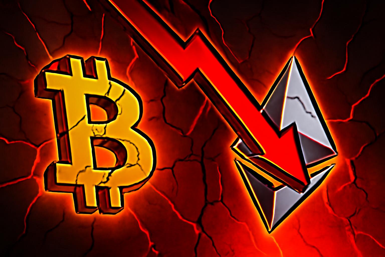 Crypto Market Falls on Tariff Uncertainty as BTC and ETH Slide