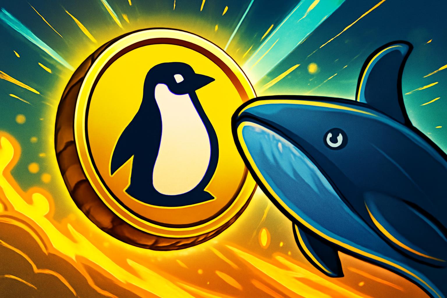 Penguin Meme Coin Surges to All-Time High on Whale Buy
