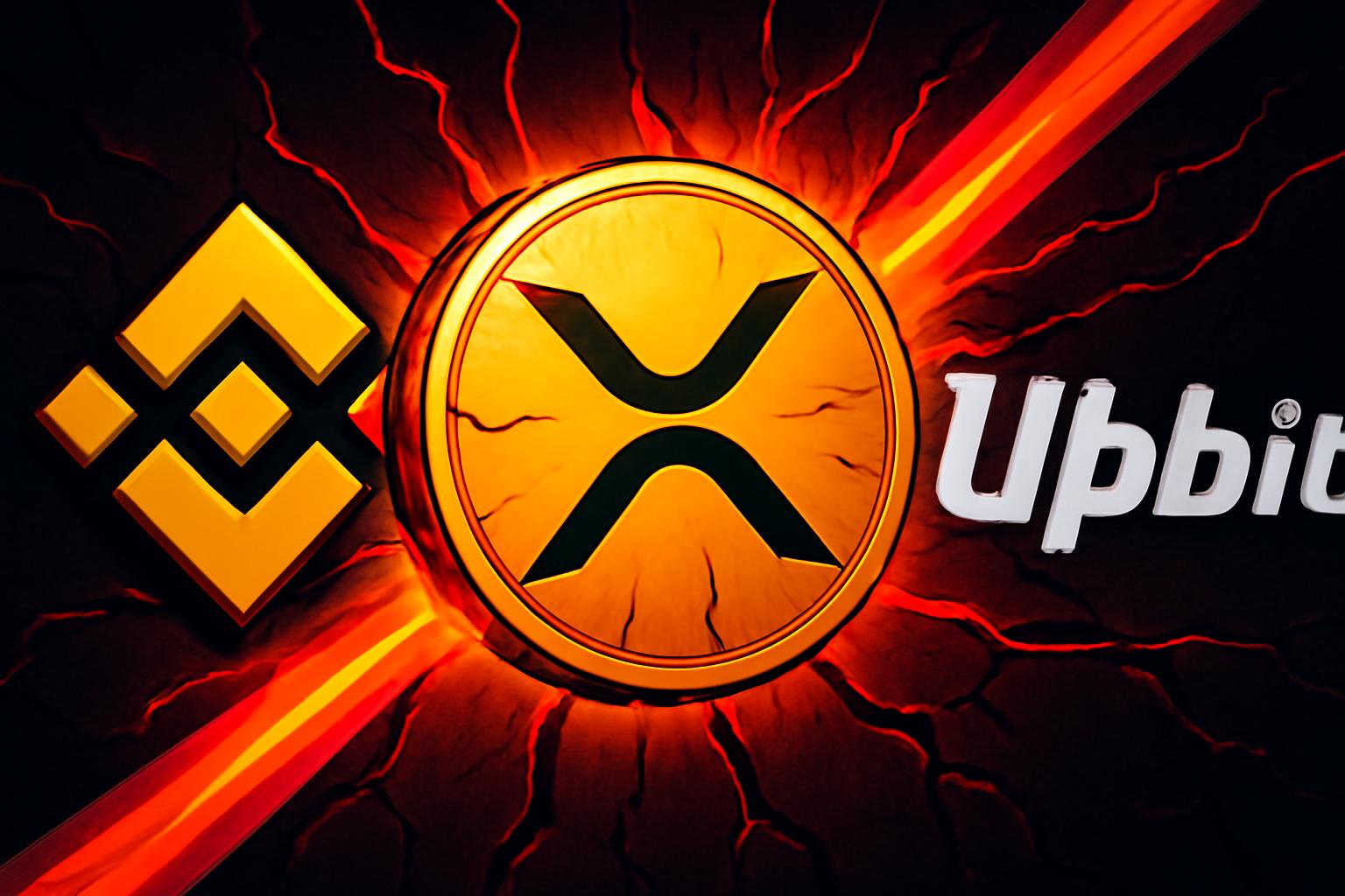 XRP Exchange Reserves Jump on Binance and Upbit in January