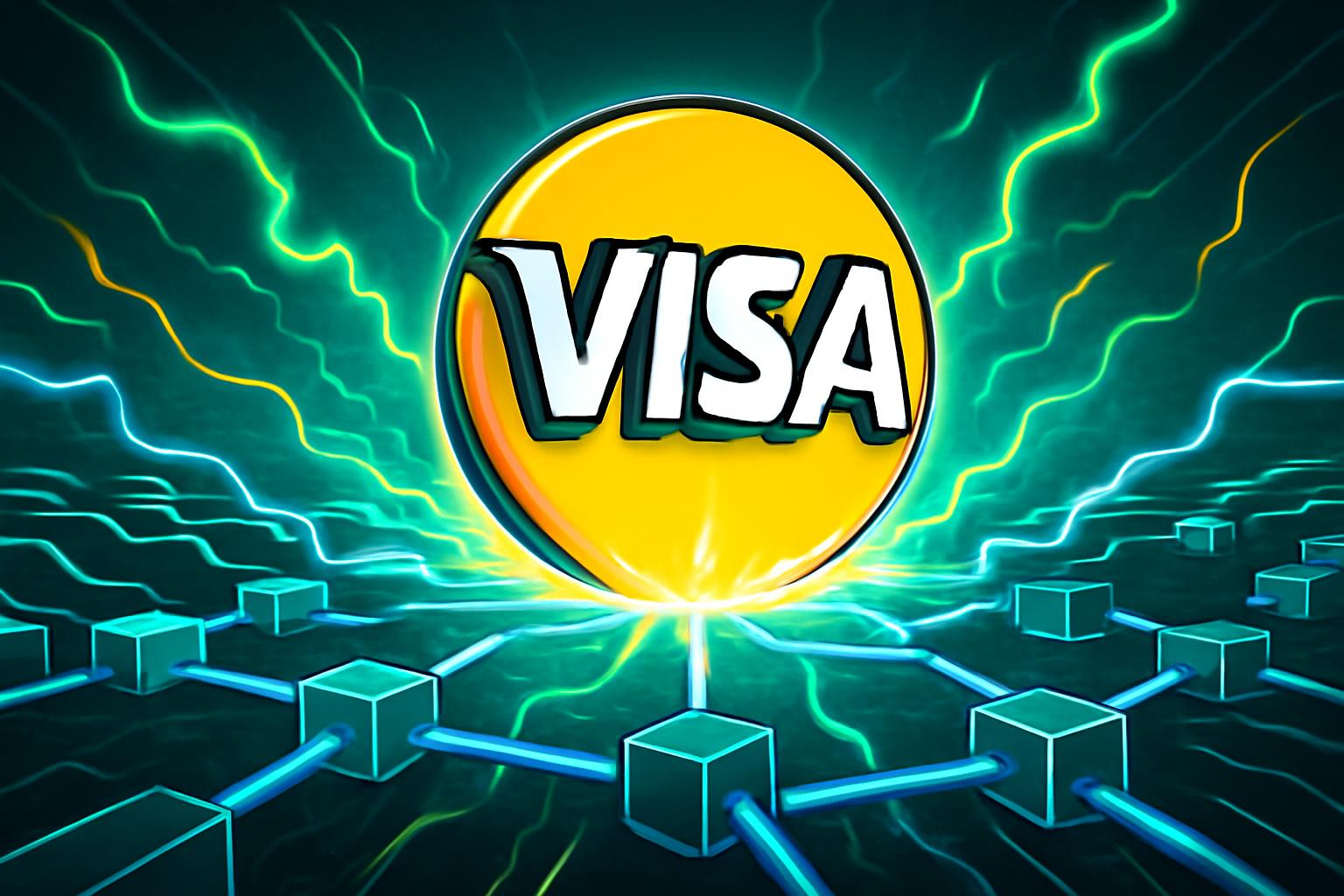 Visa Dominates On-Chain Card Transactions Through Early Partnerships