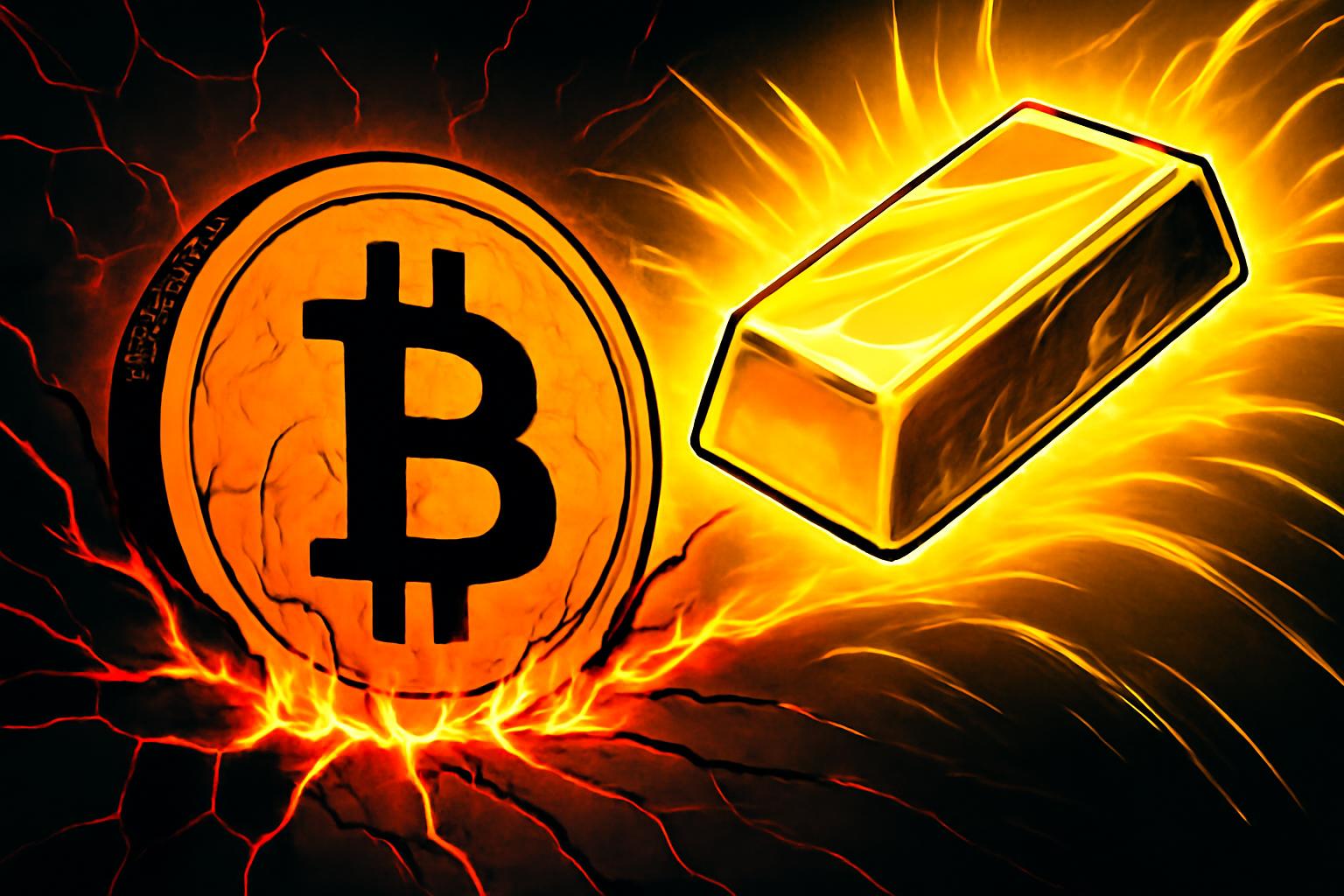 Bitcoin Struggles for Direction as Gold Outshines Crypto Amid Uncertainty