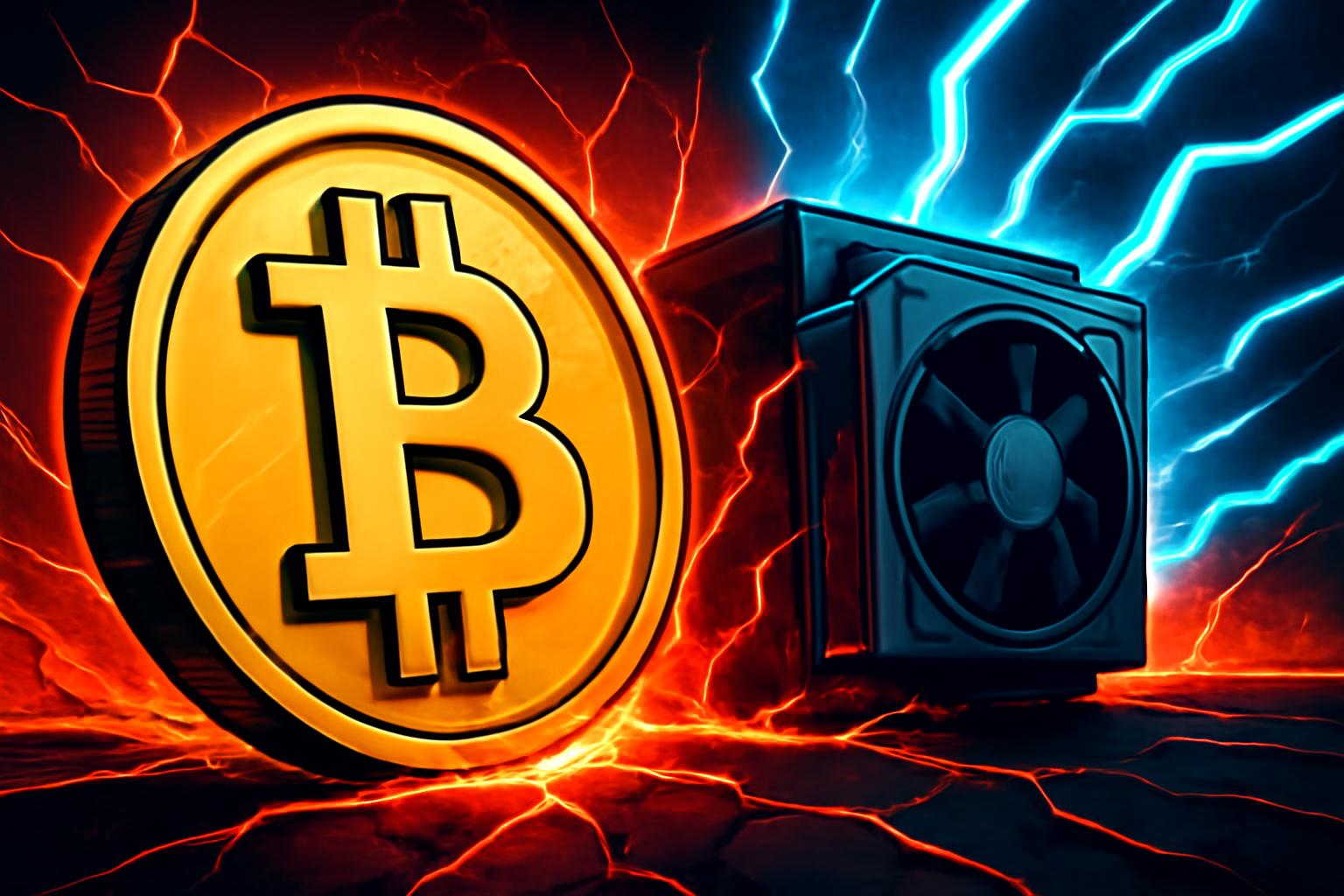 Bitcoin Miners’ Hash Rate Drops 37% as Cold Weather Strains US Grids