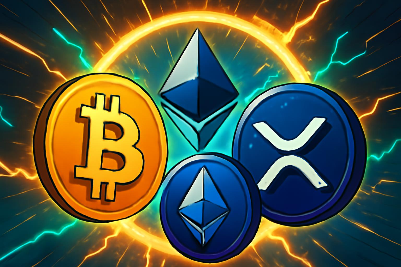 Bitcoin, Ethereum and XRP Extend Recovery After Key Supports Hold