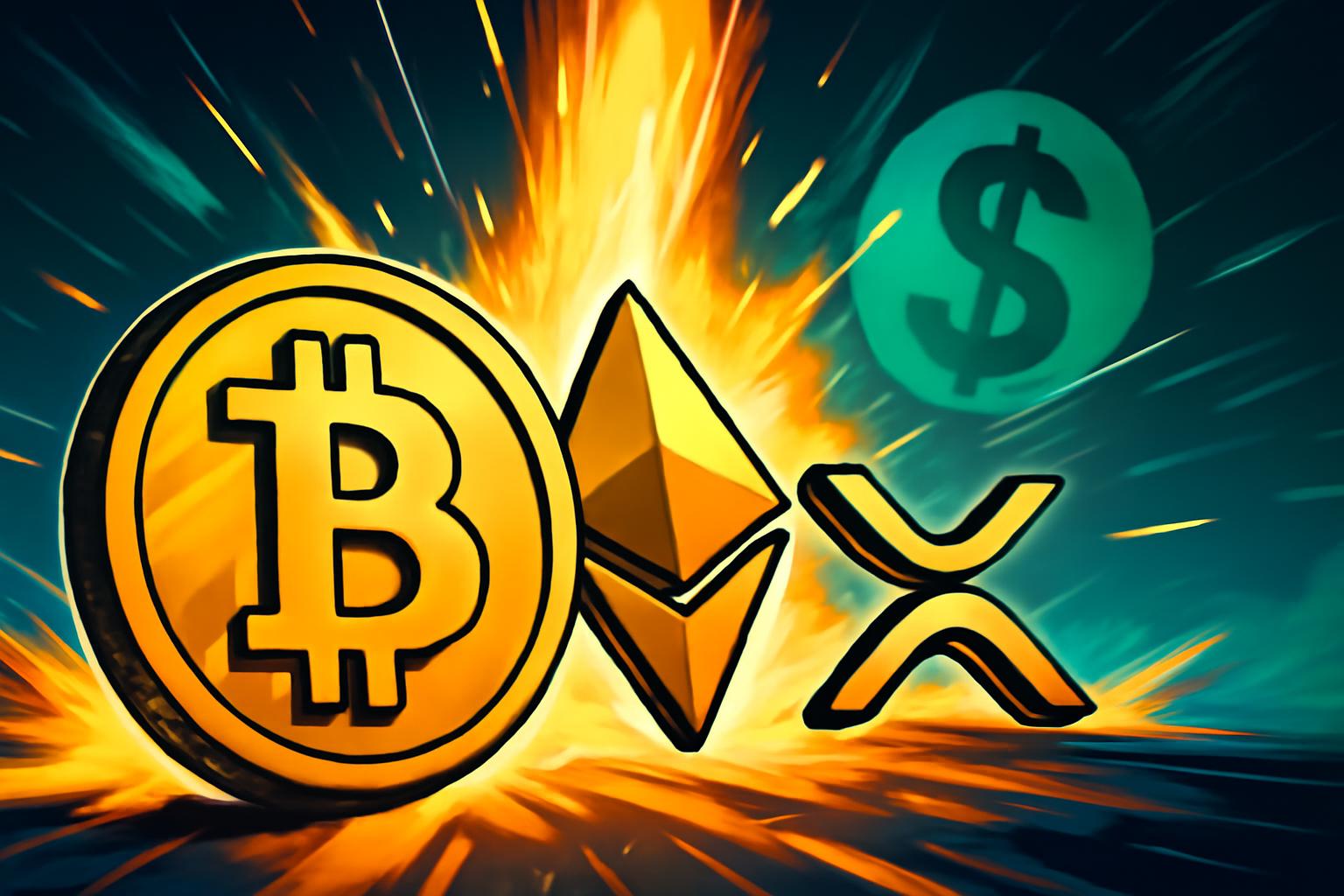 Bitcoin, Ethereum, XRP Rise as Dollar Weakness Lifts Crypto