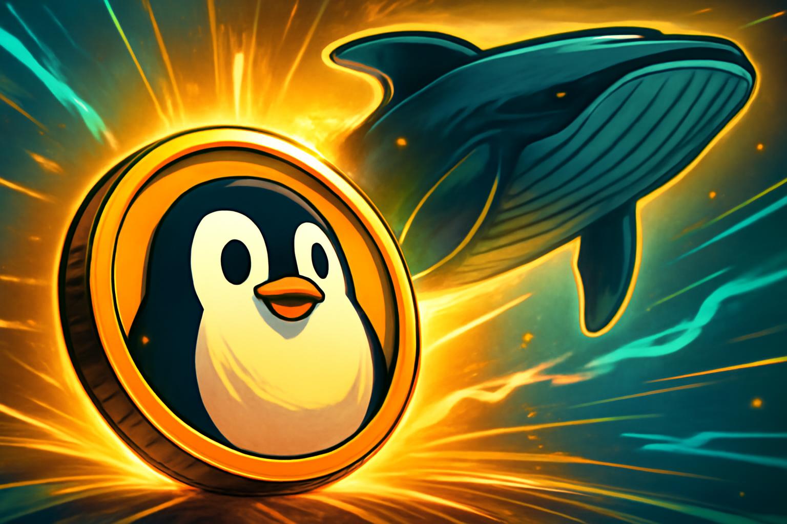 PENGU Price Surges as Whale Interest Rises After 95% Sentiment Drop