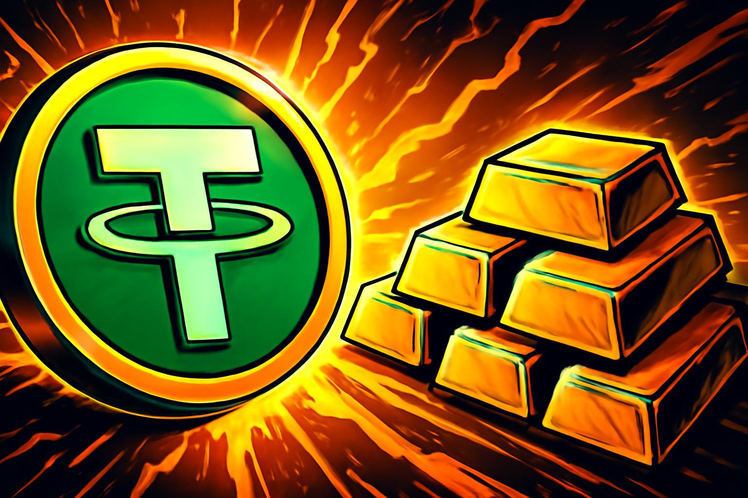 Tether to Allocate 10-15% of Portfolio to Physical Gold