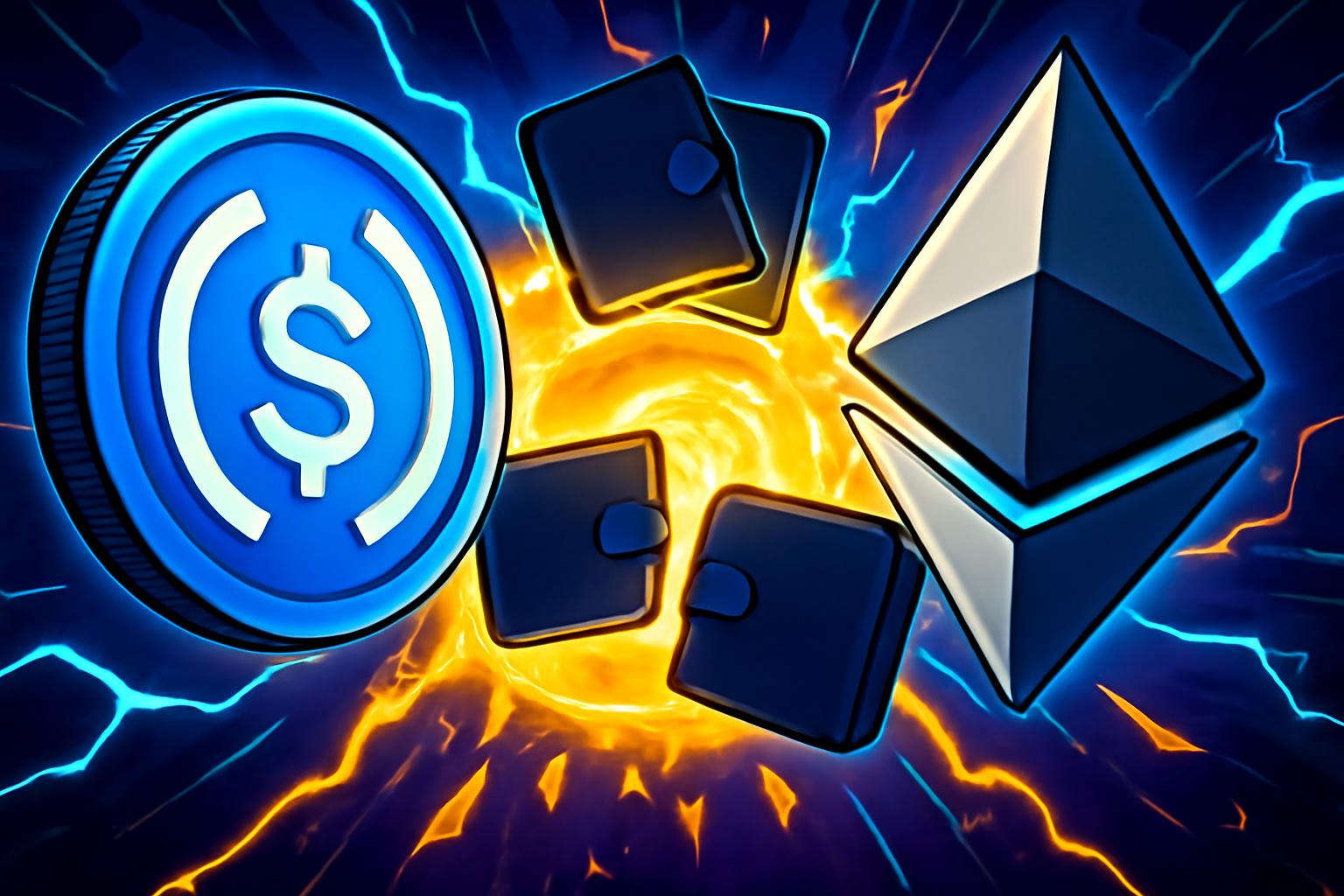 Massive USDC Transfer Between Anonymous Wallets on Ethereum Sparks Liquidity Move