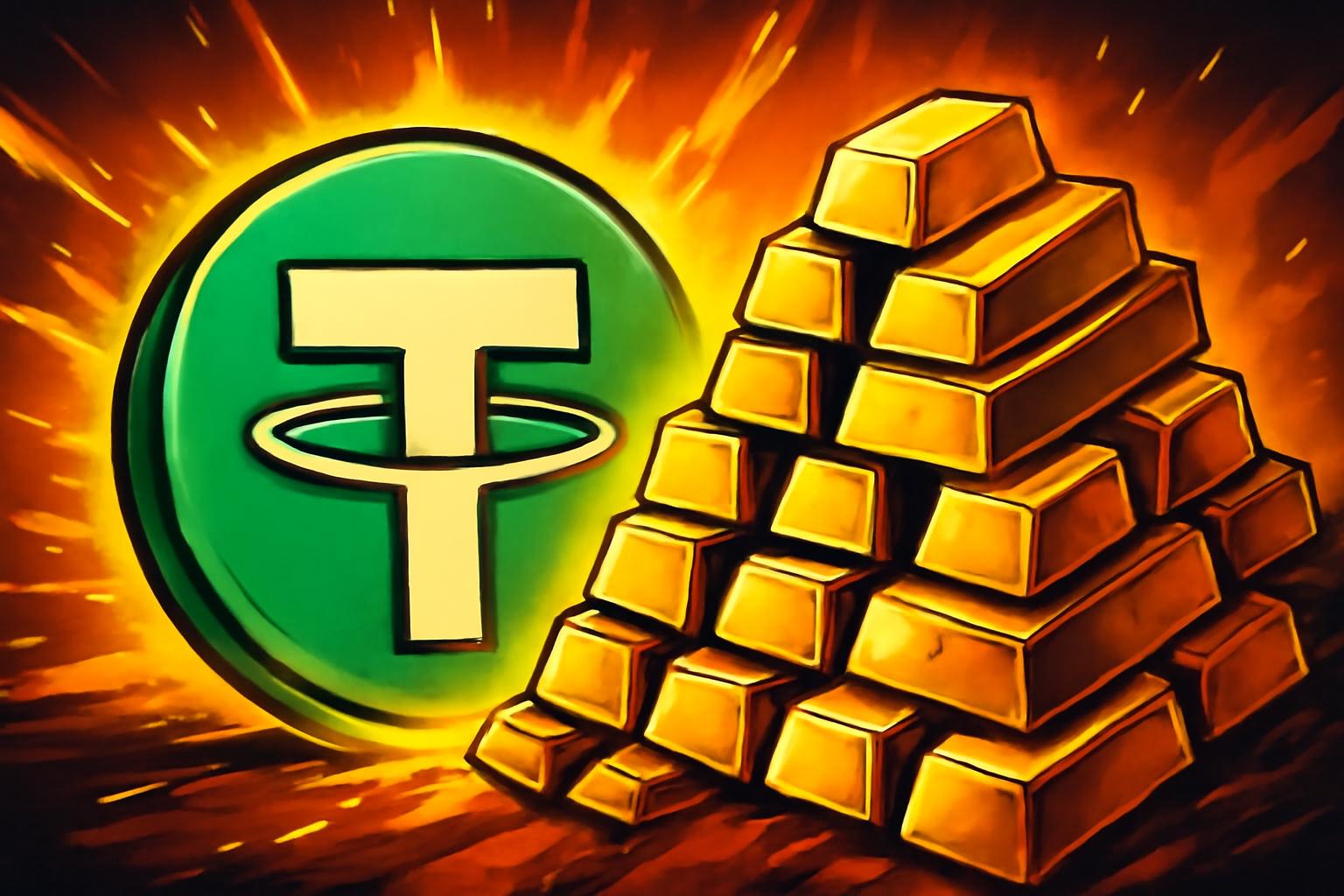 Tether Buys 27 Tons of Gold in Q4, Signals Diversification into Stable Assets