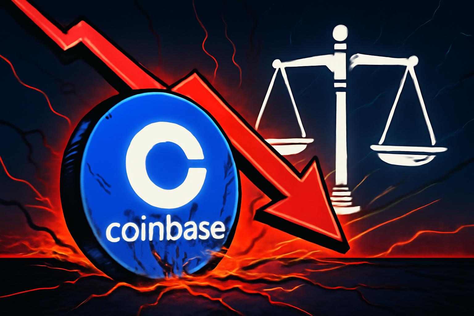 Coinbase Stock Dives 6.1% on UK Ads Ban, Regulatory Worries