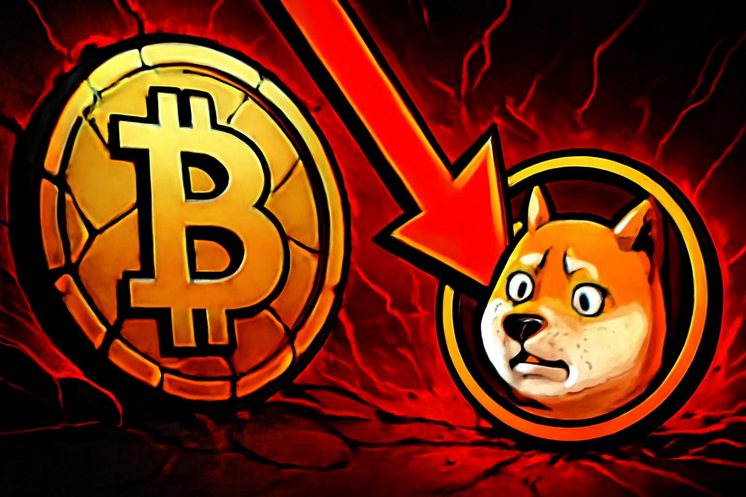 Dogecoin Falls 7% as Bitcoin Slump Triggers Risk-Off