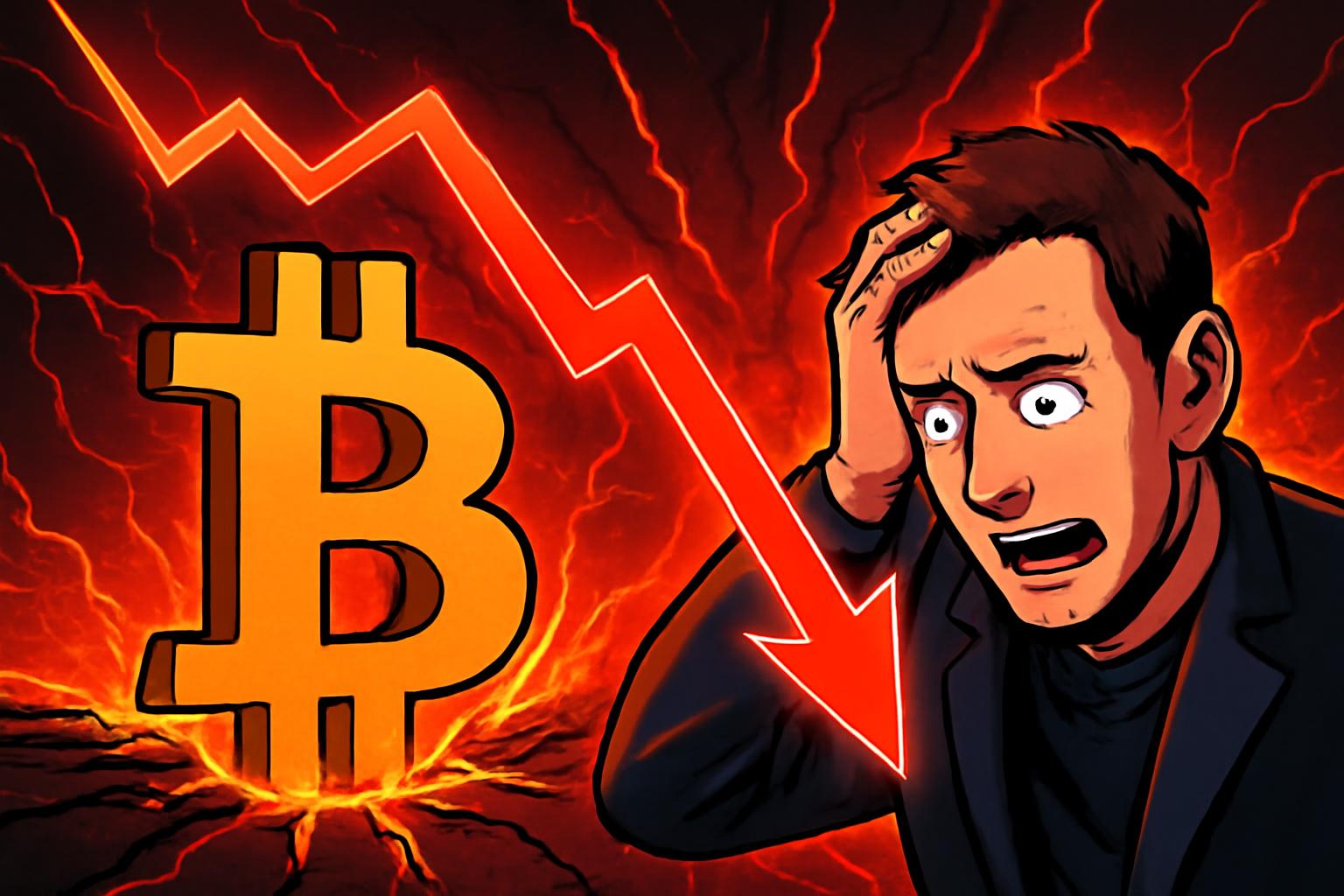Bitcoin Slump: Prominent Trader Suffers Heavy Losses as Market Crashes
