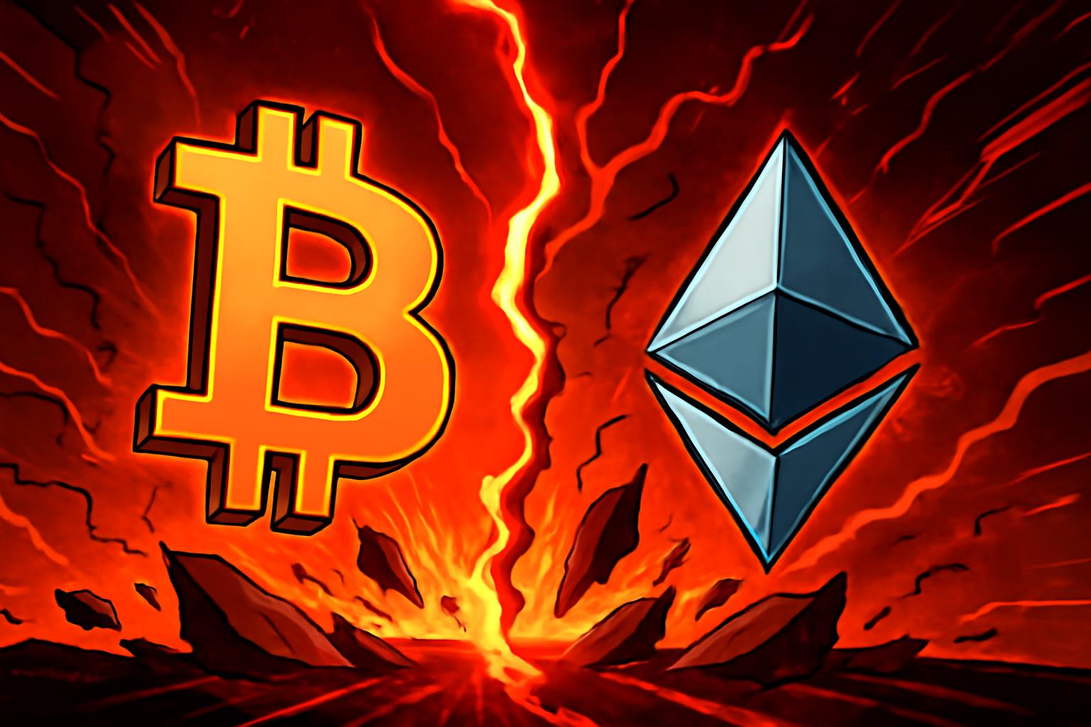 Crypto Market Crash Deepens as BTC Dips to $81,087 and ETH at $2,689