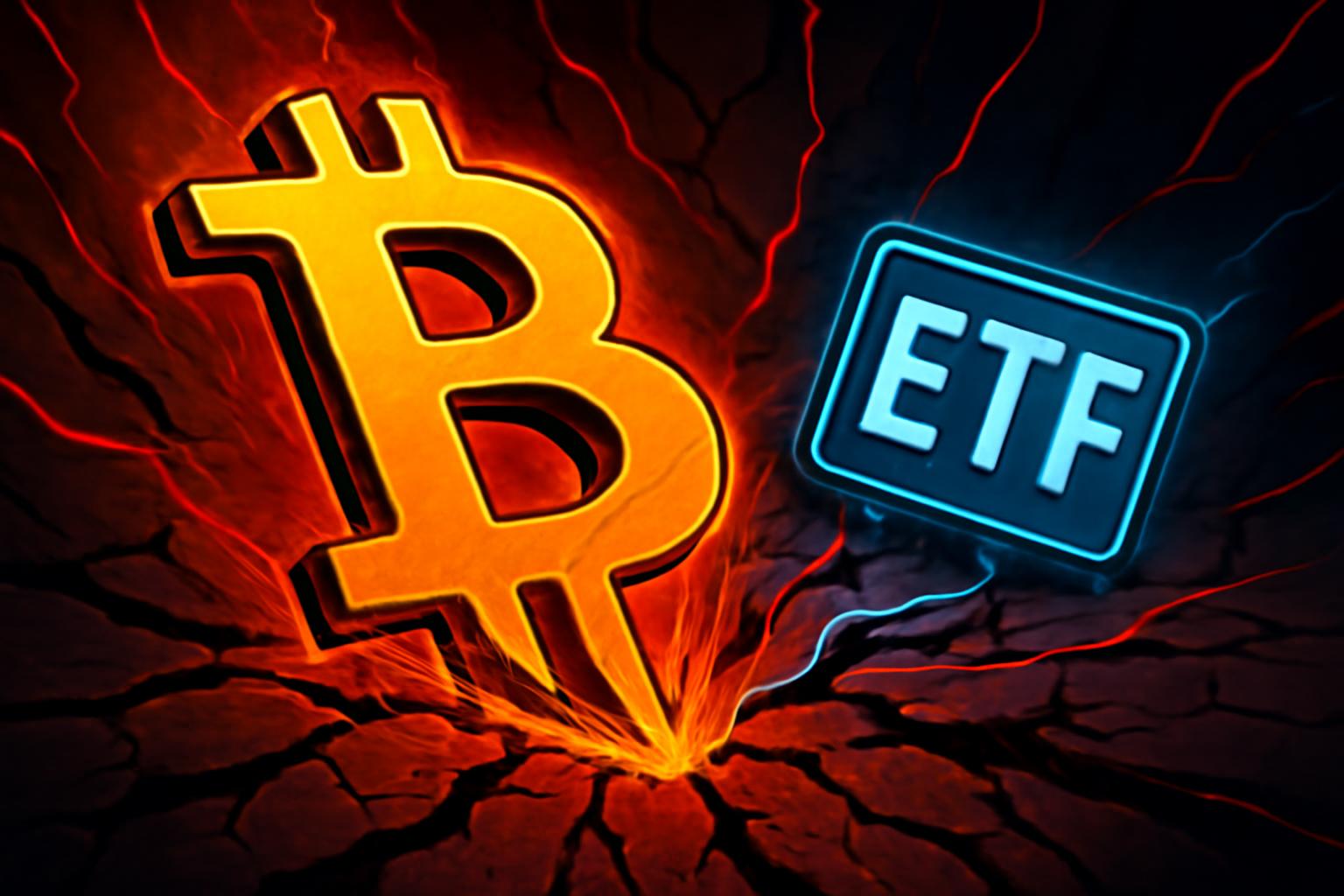 Bitcoin Falls to Two-Month Low Near $83k as ETF Outflows Surge