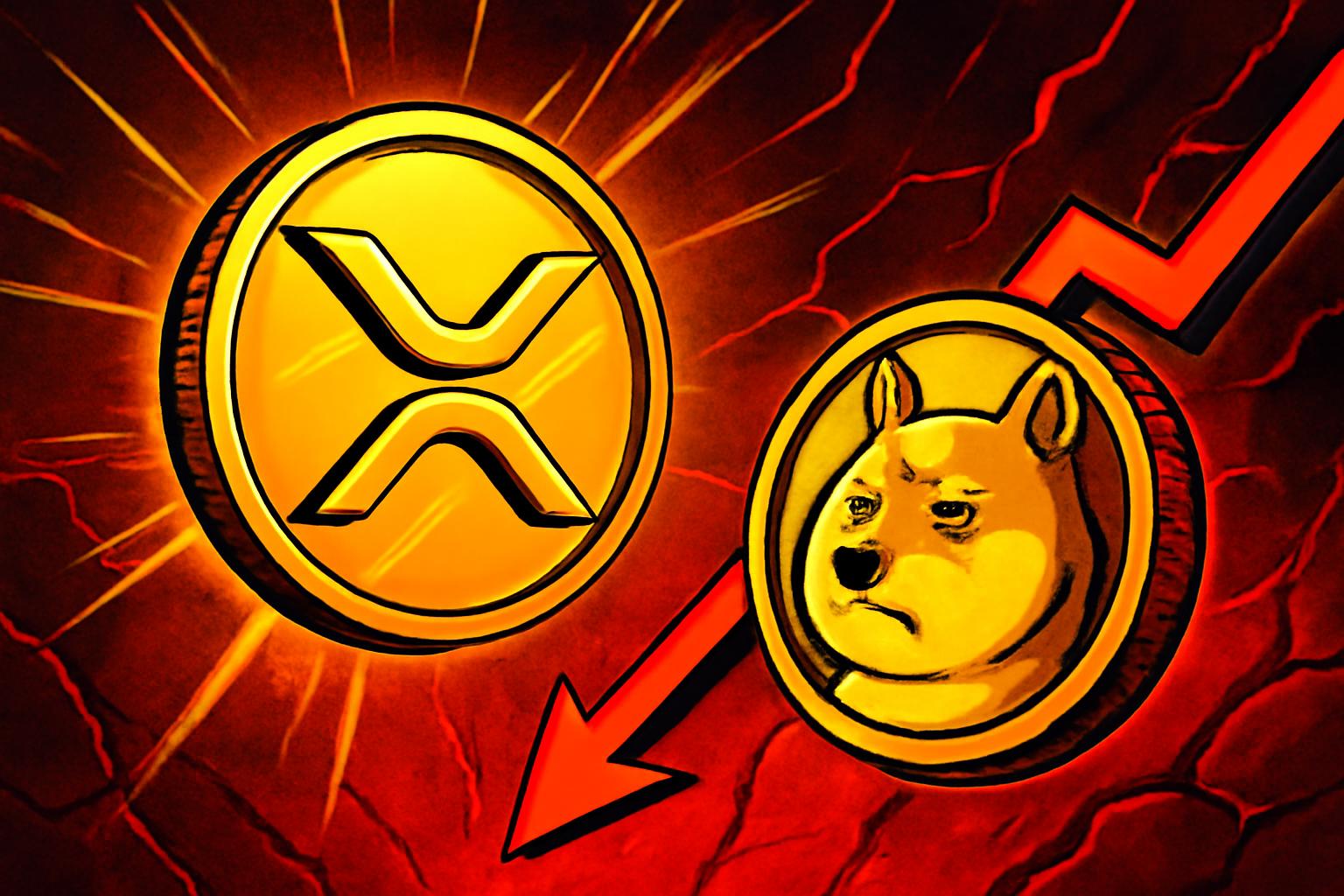 XRP Set to Top $1 by Year-End as Dogecoin Faces 2026 Downturn