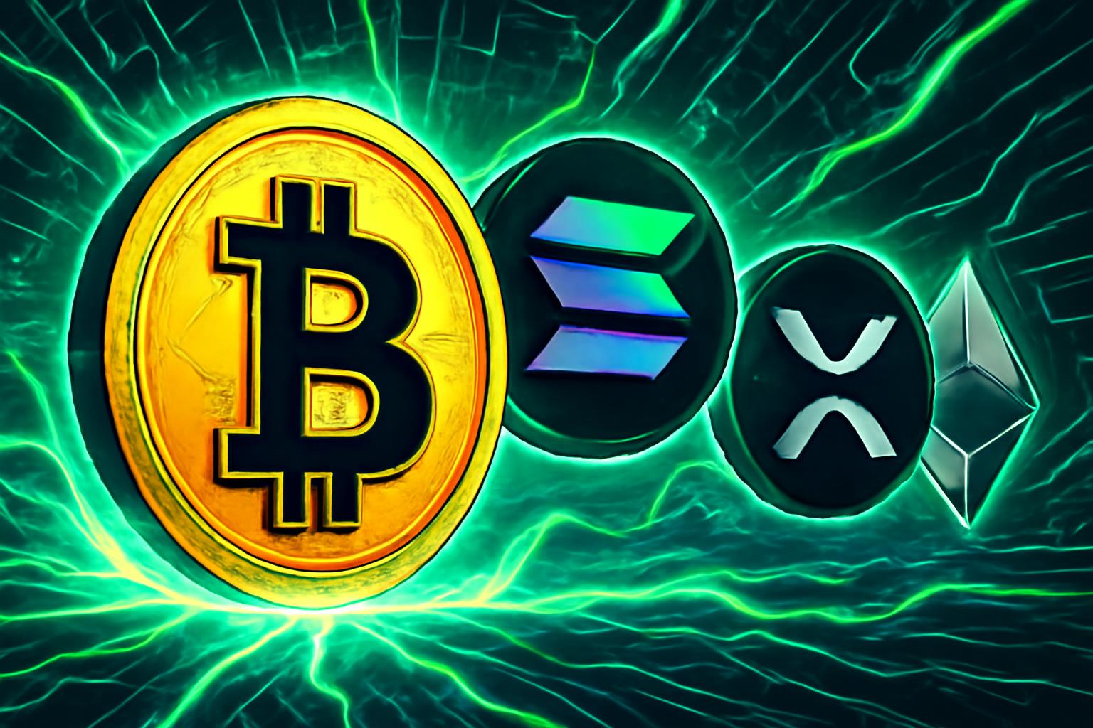 On-Chain and Social Metrics for Bitcoin, Ethereum, XRP, and Solana in 2026