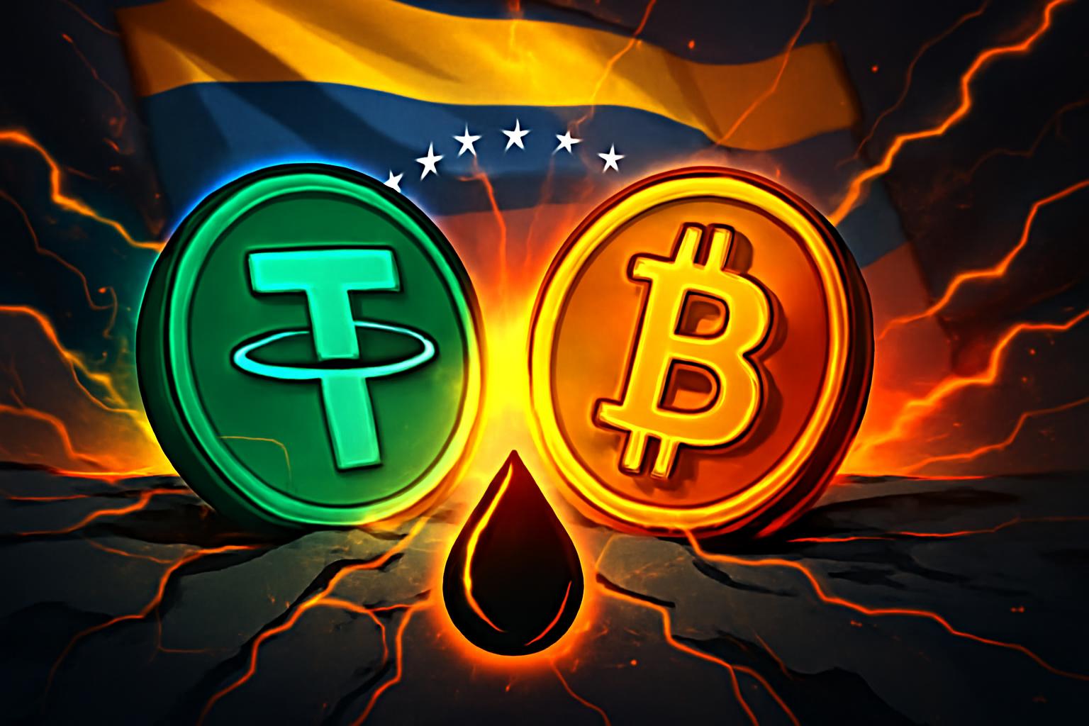 Venezuela’s On-Chain Shadow: USDT as Hard Currency and Bitcoin Reserve
