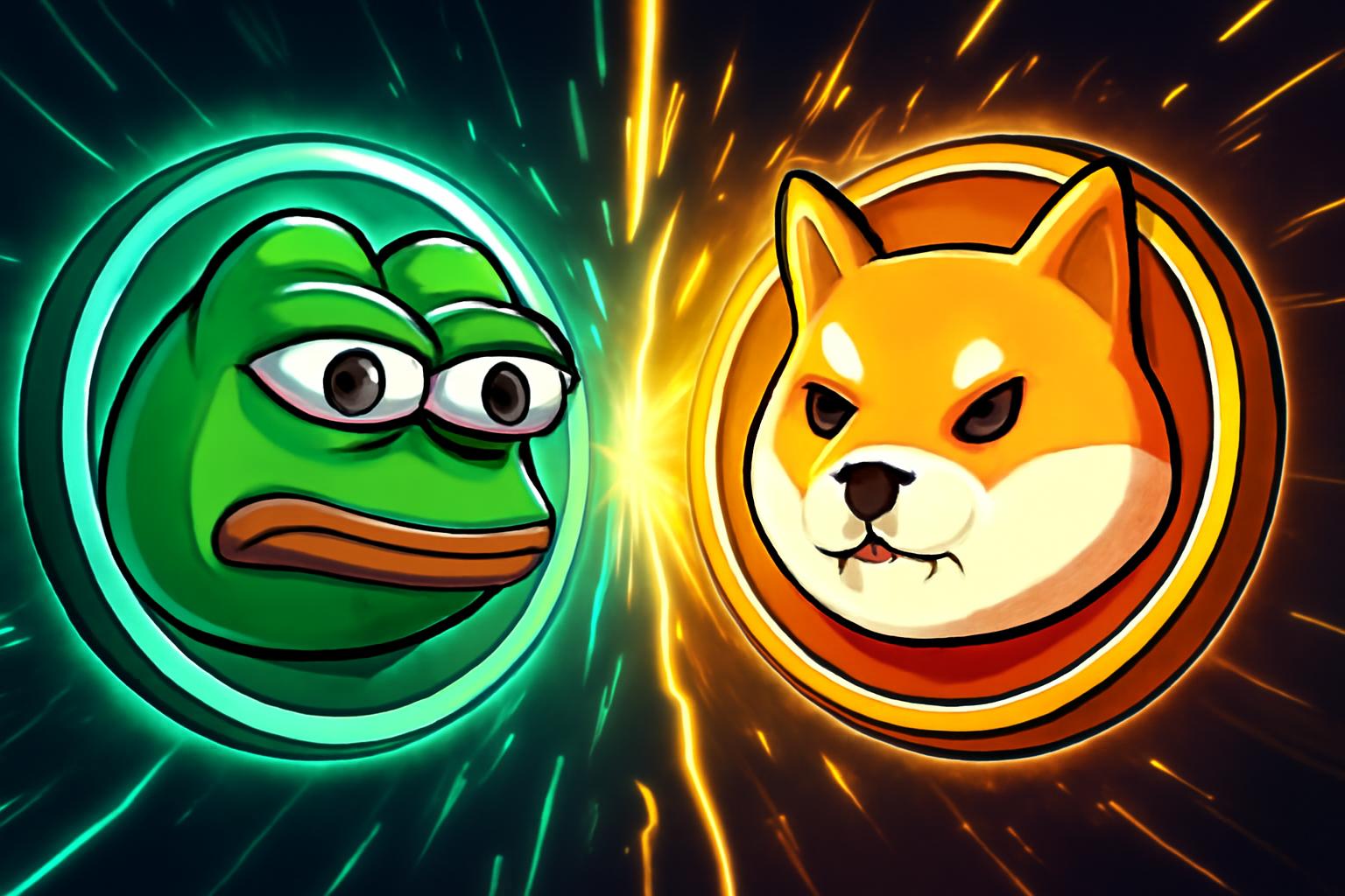 Pepe Eyes Breakthrough Over Shiba Inu as Meme Coin Rally Heats Up