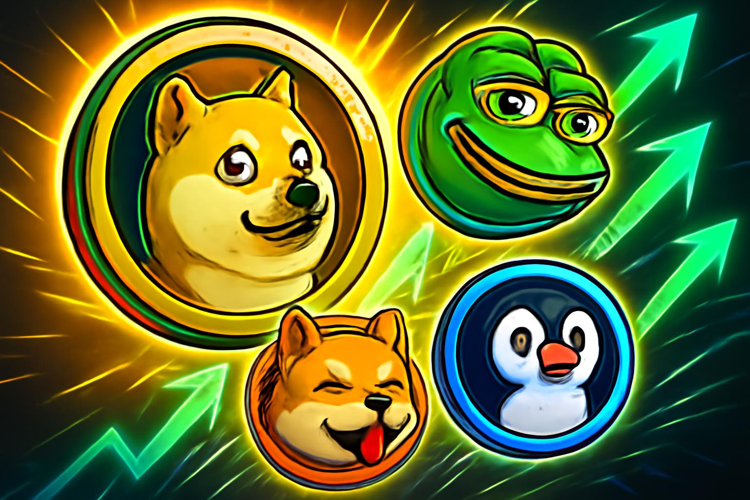 Meme Coin Rally Intensifies as DOGE and PEPE Spur Broad Meme-Coins Market
