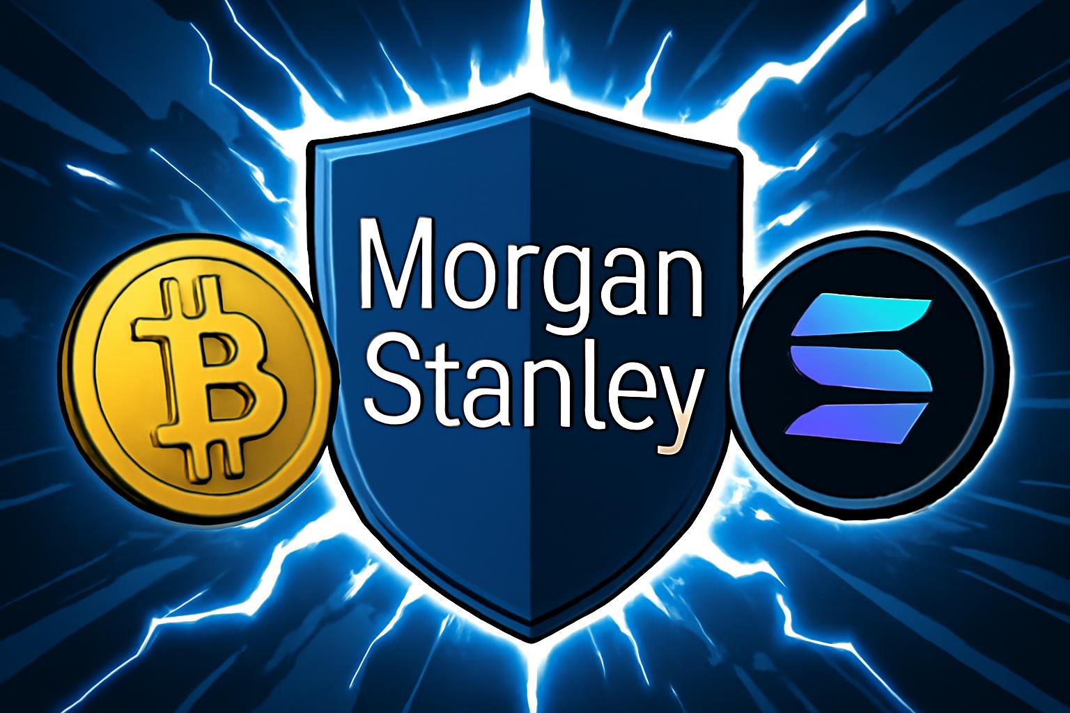 Morgan Stanley Files Bitcoin and Solana ETFs