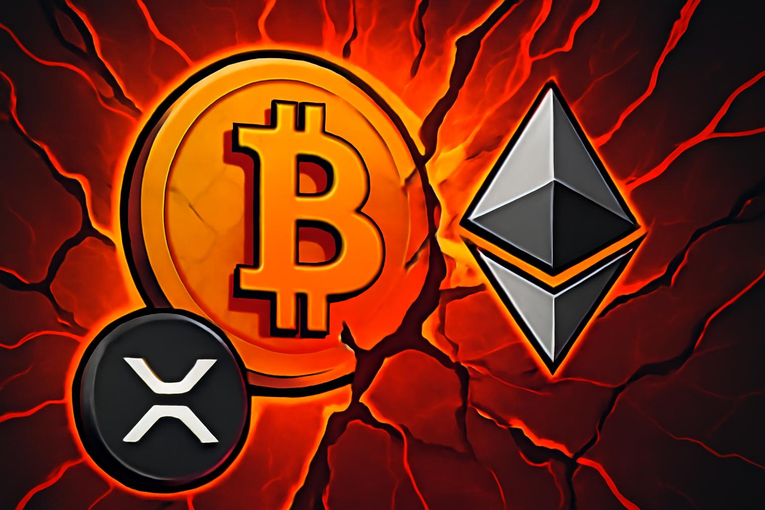 Bitcoin, Ethereum, XRP ETF Flows Push Mixed Signals as Prices Hover