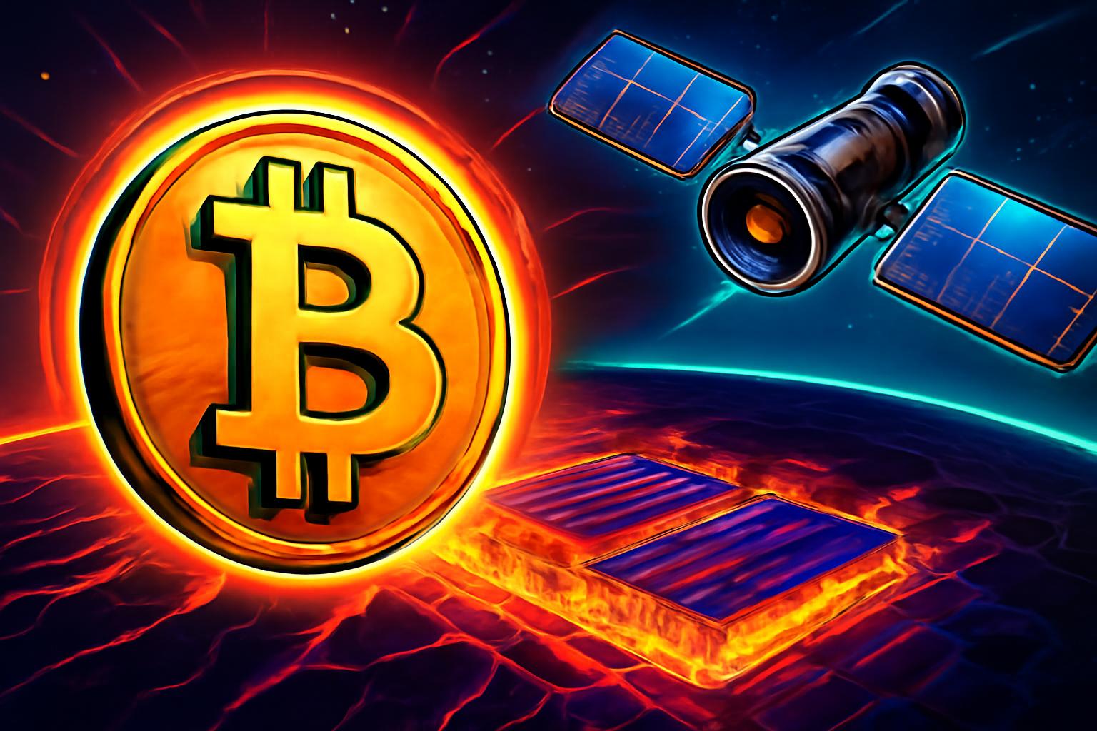 Satellite Thermal Imaging Captures Bitcoin Mining Center from Space