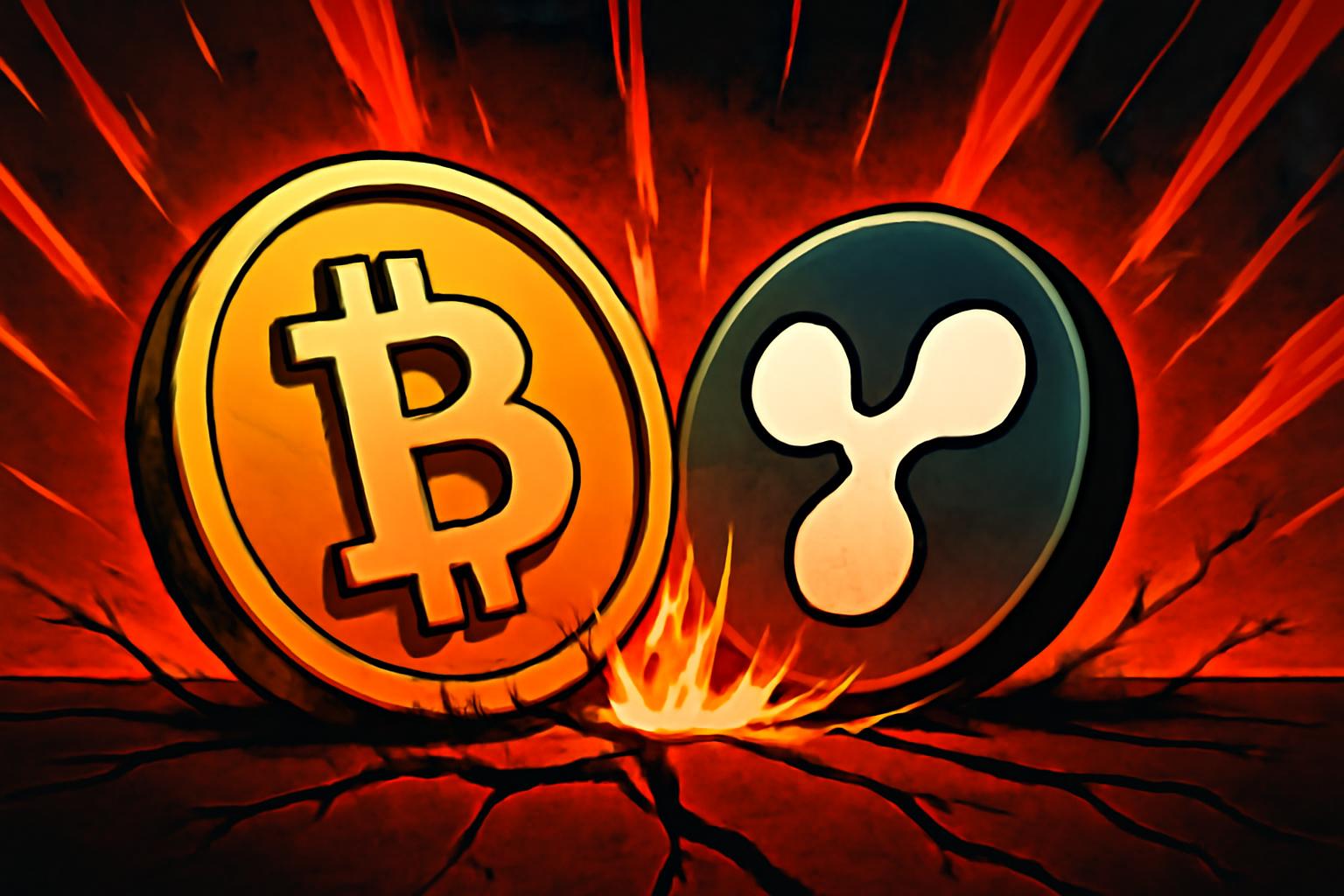 Bitcoin Dips to $91K, Ripple Drops 4% as Crypto Markets Turn Lower