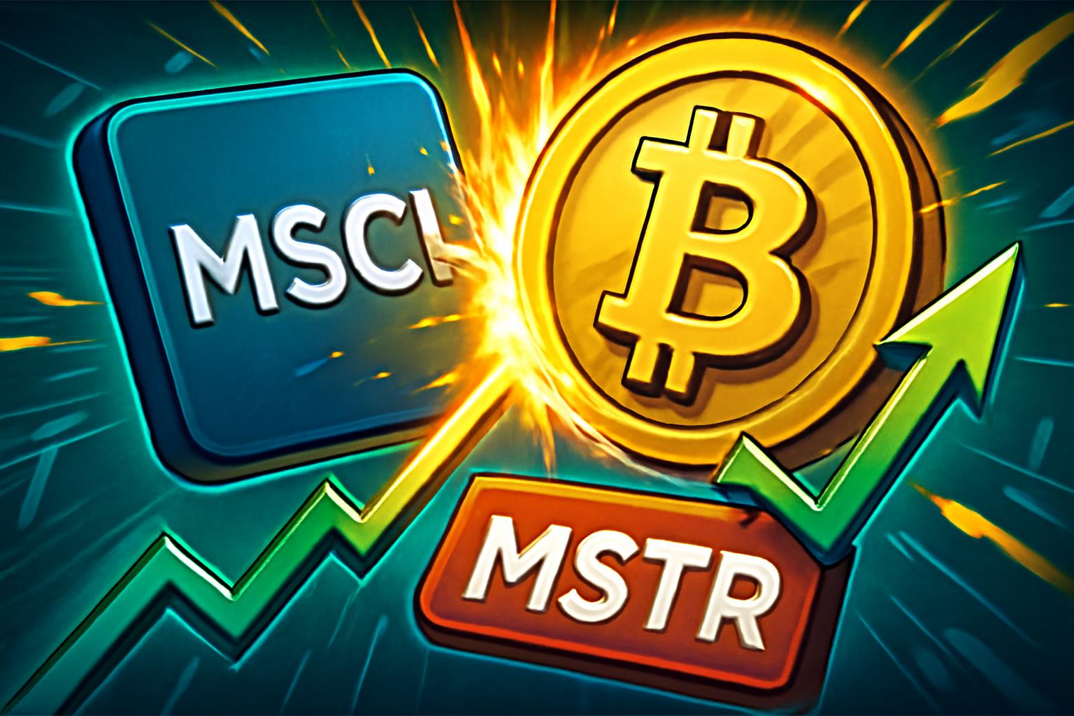 MSTR Jumps 7% as MSCI Keeps Bitcoin-Heavy Firms in Indexes