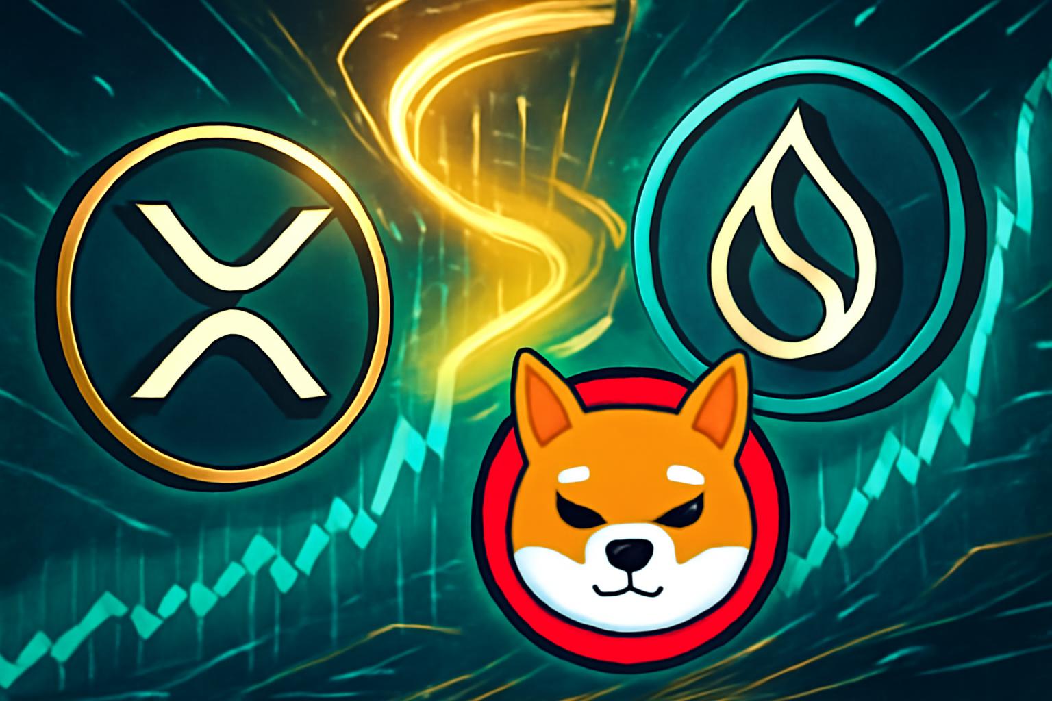 Perplexity AI Projects End-2026 Price Targets for XRP, SUI and SHIB