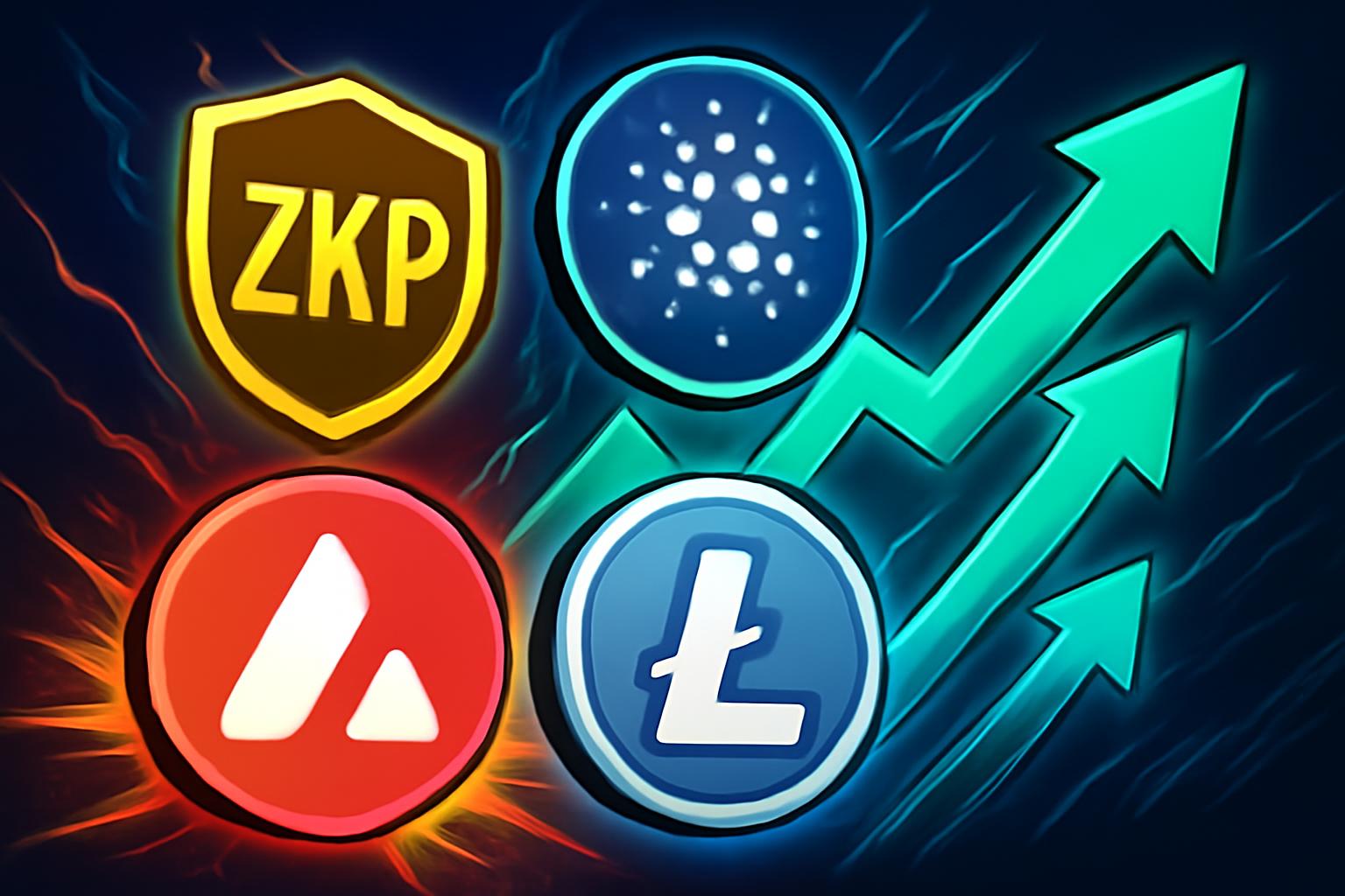 Top Crypto Coins to Watch: ZKP, Cardano, Avalanche, and Litecoin in Market Trends