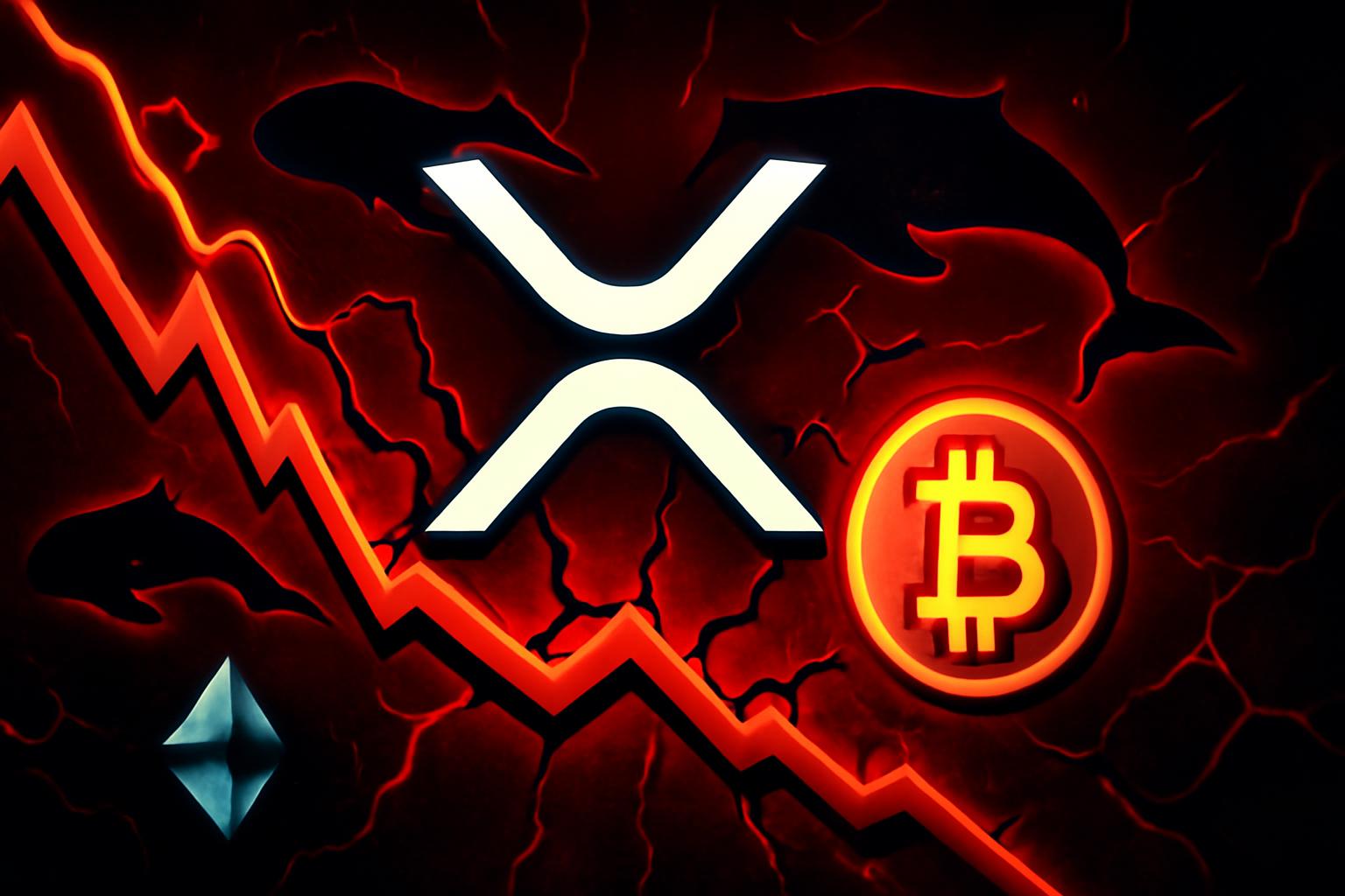XRP Slump Surpasses BTC and ETH as Whale-Intervention Theories Emerge