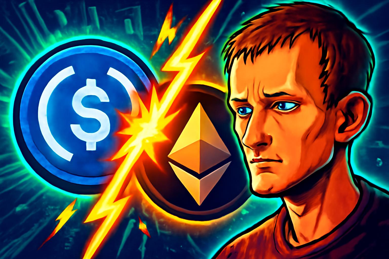 Vitalik Buterin Questions USDC Yield, Pushes Real DeFi With ETH-backed Stablecoins and RWAs
