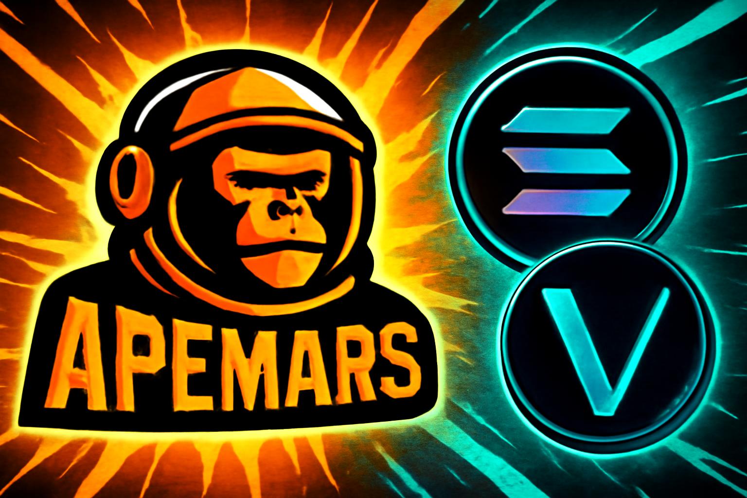 APEMARS Presale: 9,700% ROI as SOL, VET Signals