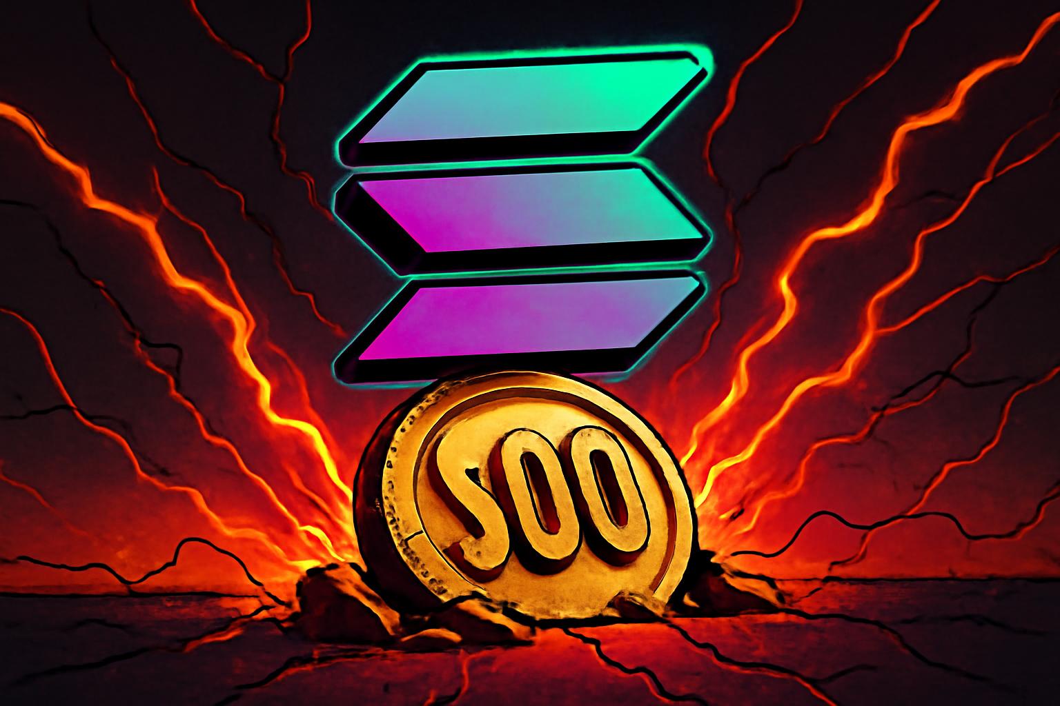 Solana Near $100 as ETF Inflows Contrast With $70 Downside Risk