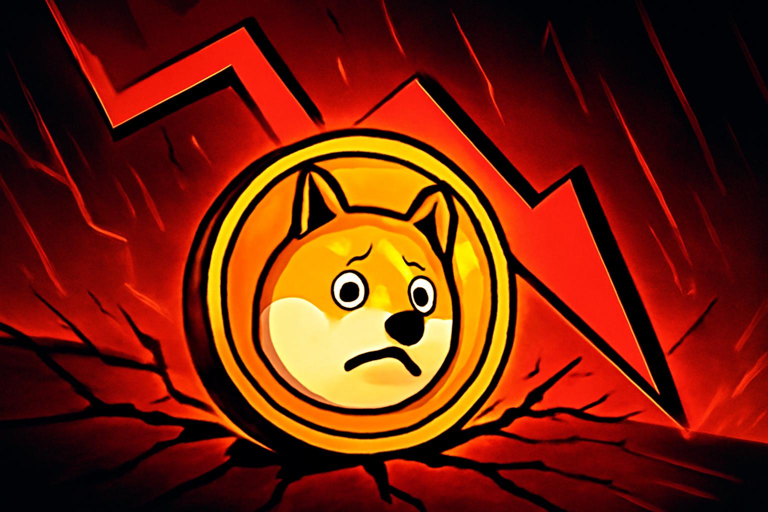 Dogecoin Faces 35% Drop Risk After Breaching Key Support at $0.095