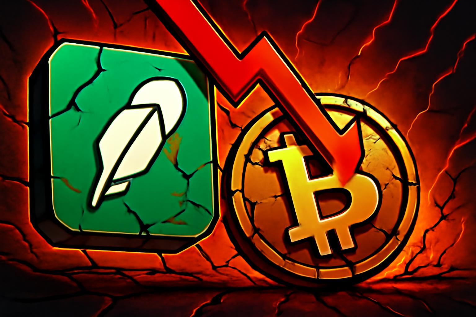 Robinhood Signals Weakness for Crypto Brokers Amid Market Rout