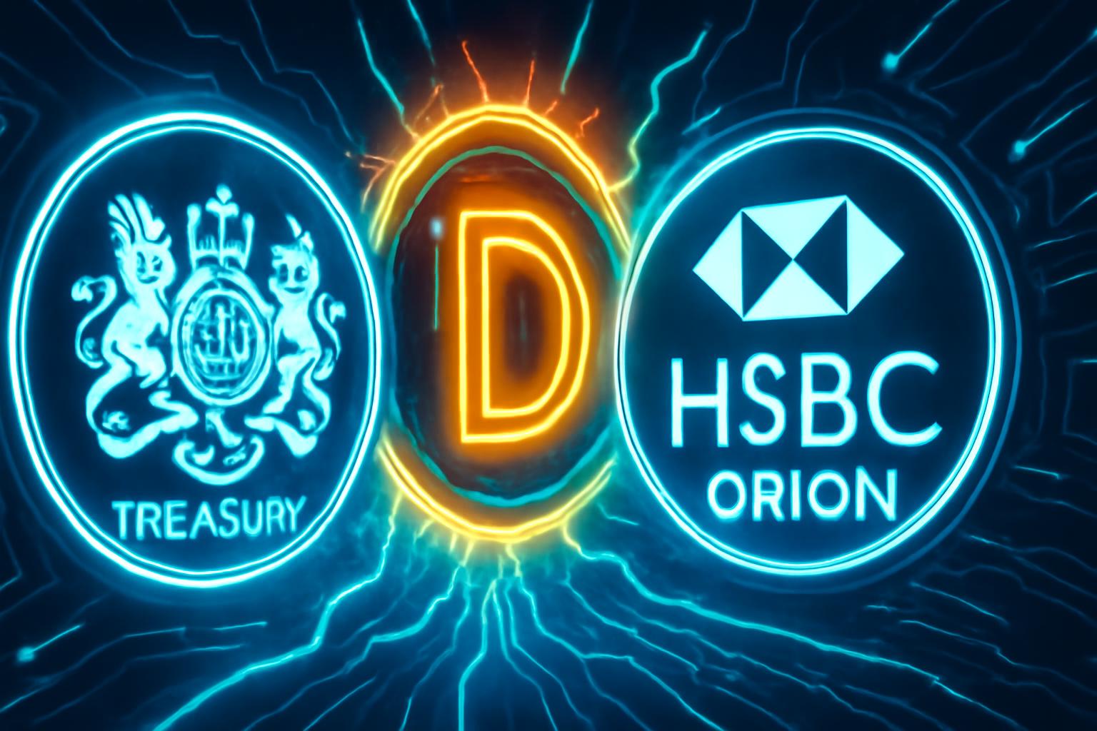 UK Treasury to Pilot DIGIT Digital Bond on HSBC Orion Blockchain