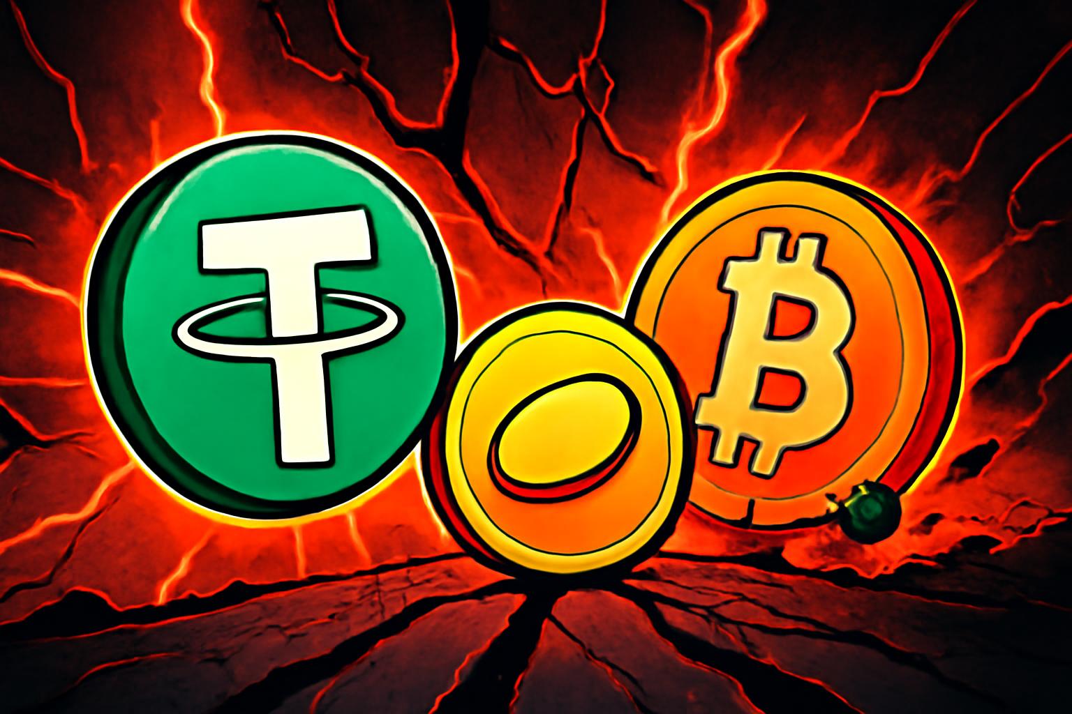 Tether Expands Hard Asset Backing Amid Market Downturn