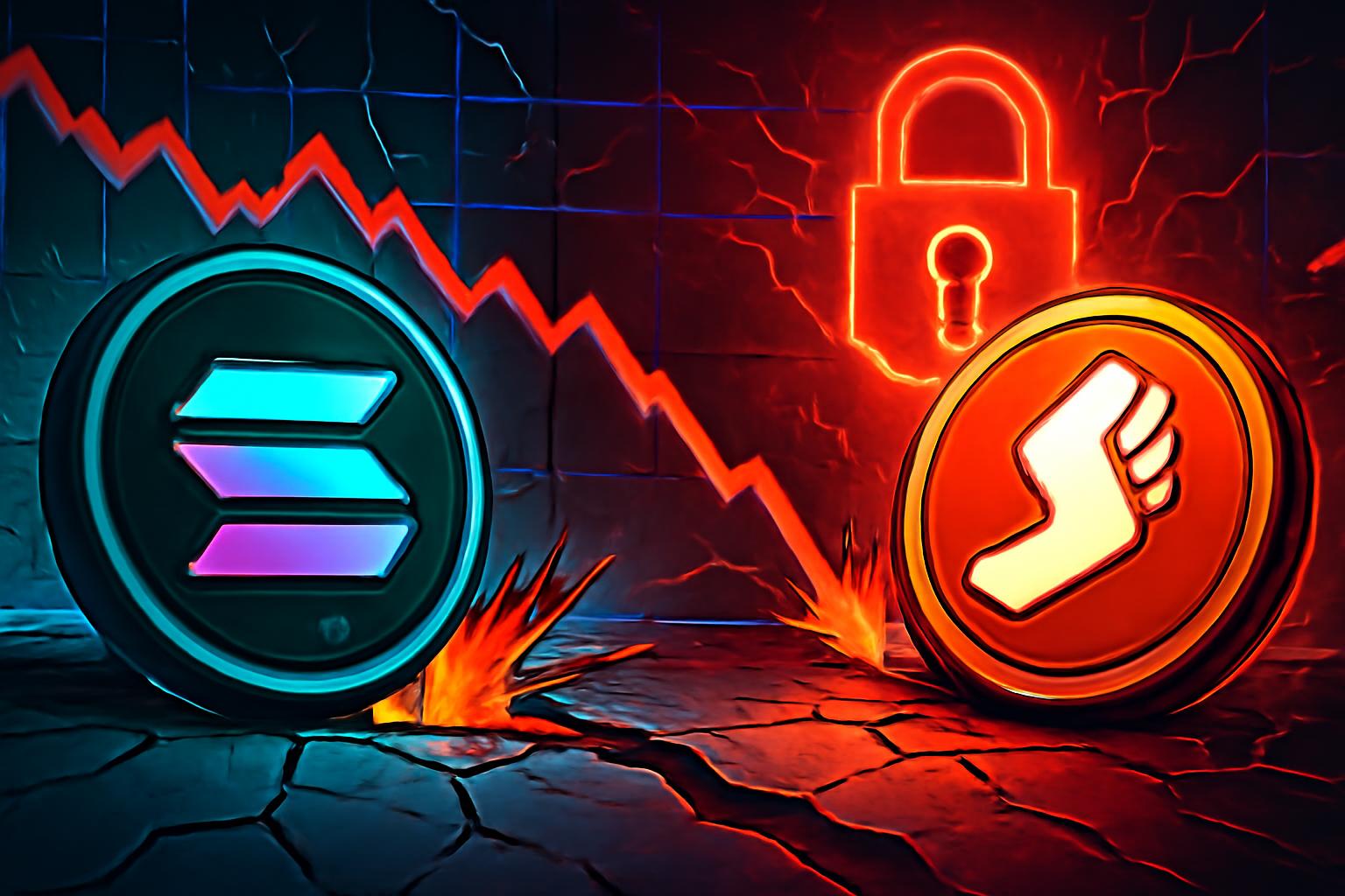 Solana’s SOL Dives to $100.30 as STEP Token Falls 90%