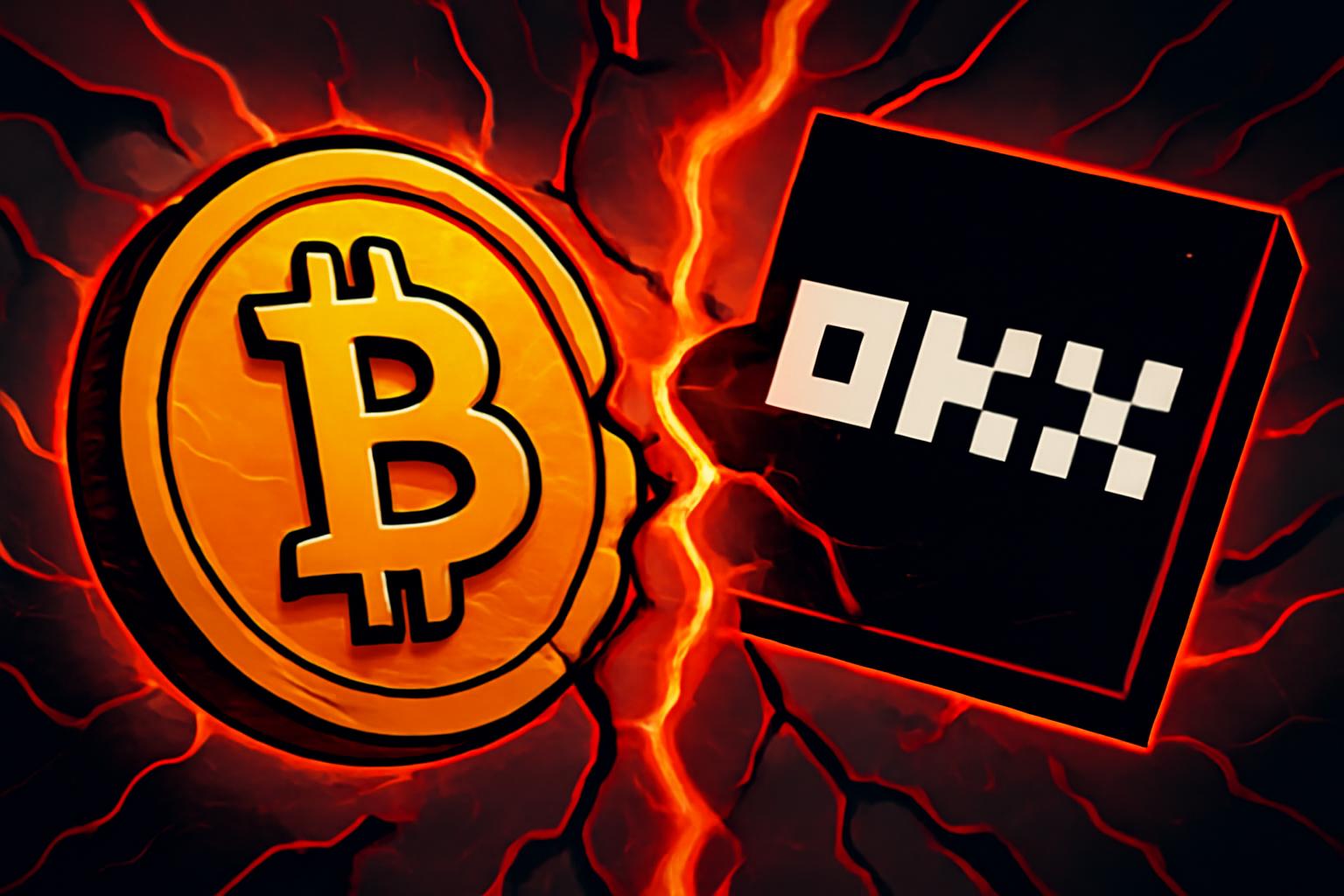 Bitcoin Dips Below $70K as OKX Data Shows $69,996.30